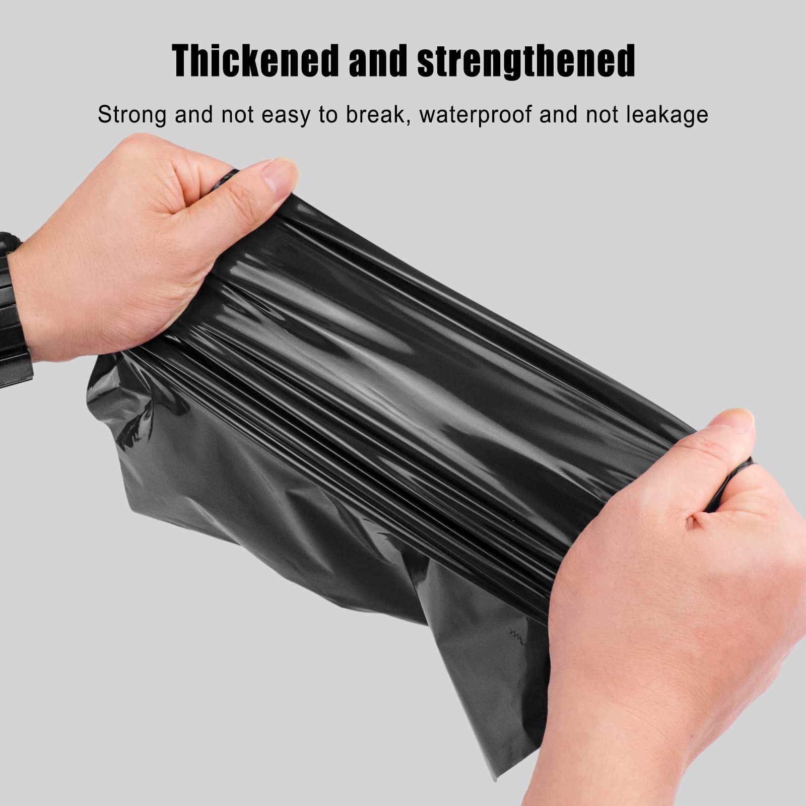 Car Trash Bags Disposable, 100 Pack Car Garbage Bag, Self Adhesive Small Trash Bags For Car, Black For Car, Kitchens, Bedrooms,
