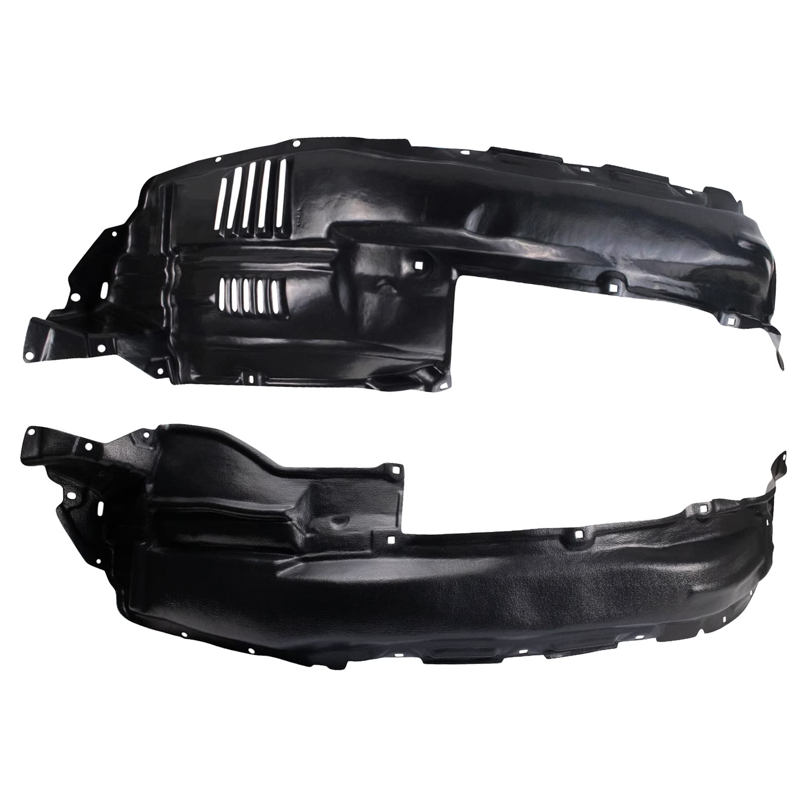 Trq Front Inner Fender Liner Set Compatible With 2014-2023 Toyota 4Runner To1248202 To1249202