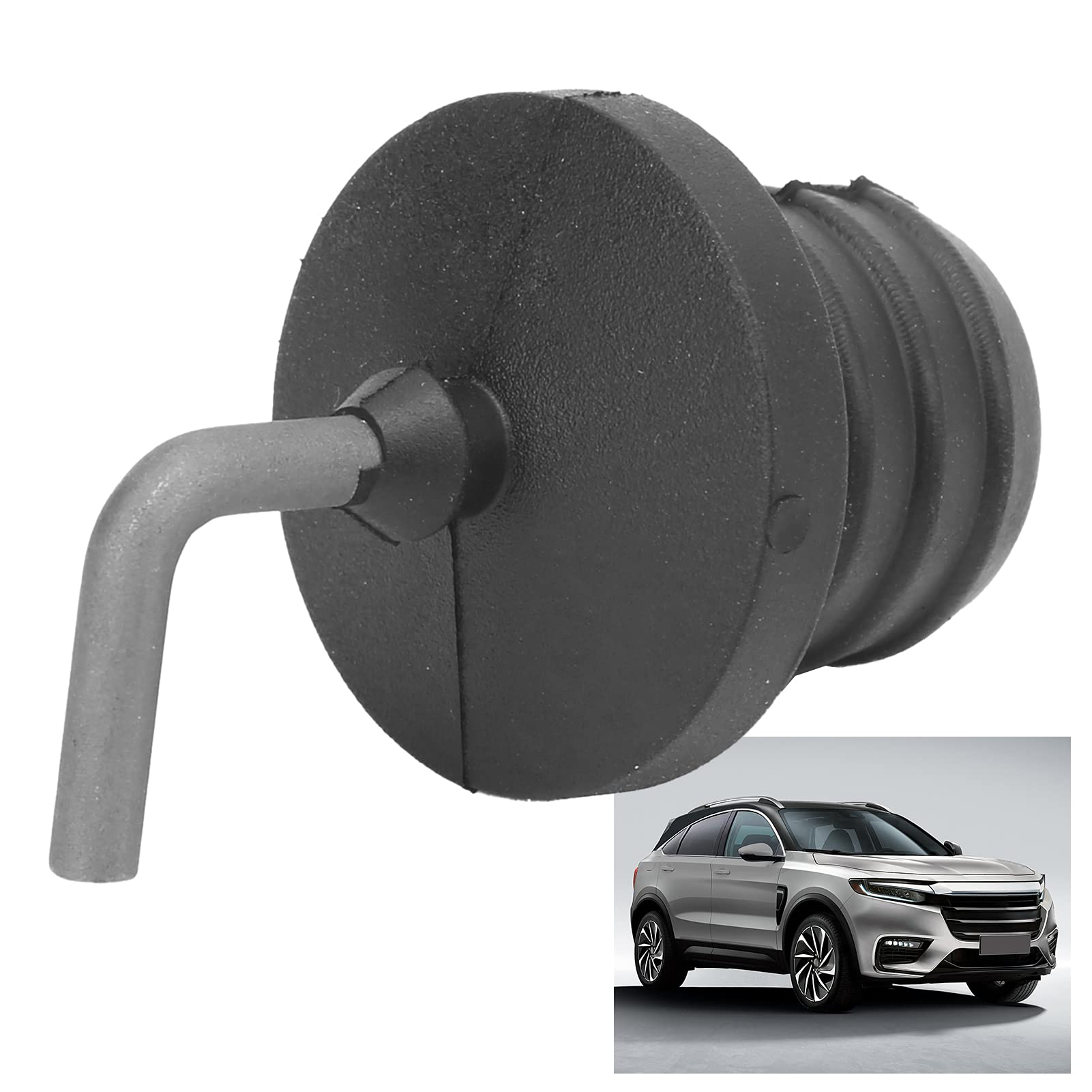 Transmission Filler Cover, Car Transmission Filler Cap Plug 25615-5T0-004 Rubber Repair Replacement for Atf A Cvt Rubber