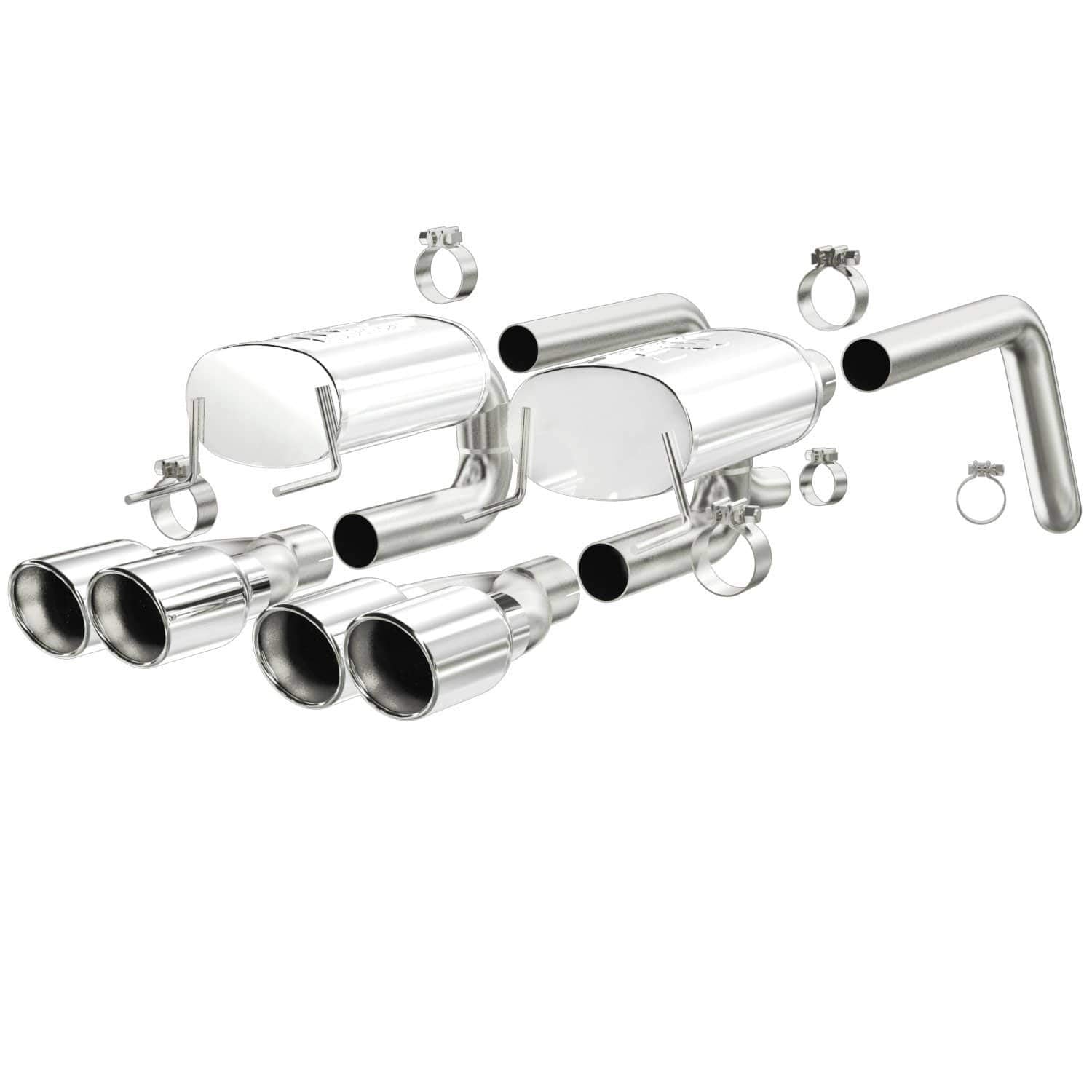Magnaflow Performance Exhaust System 15886: Axle-Back, Street Series, For 2005-2008 Chevrolet Corvette