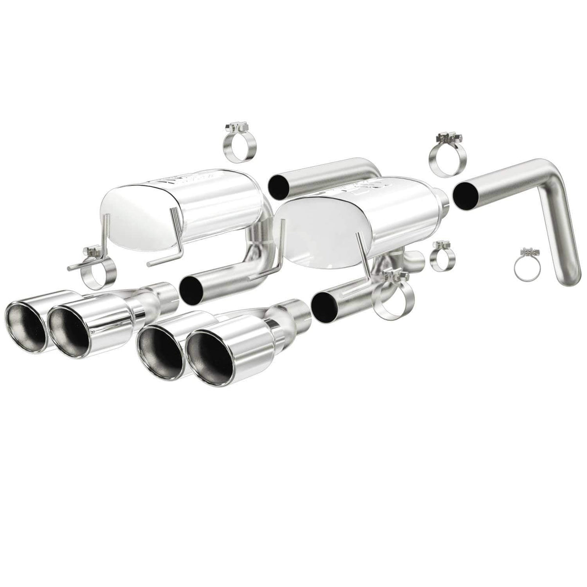 Magnaflow Performance Exhaust System 15886: Axle-Back, Street Series, For 2005-2008 Chevrolet Corvette