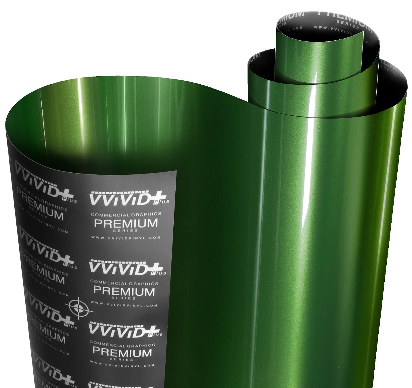 Vvivid+ Ultra Gloss Premium Vinyl Car Wrap Film (1Ft X 5Ft, Gloss Sonoma Green)