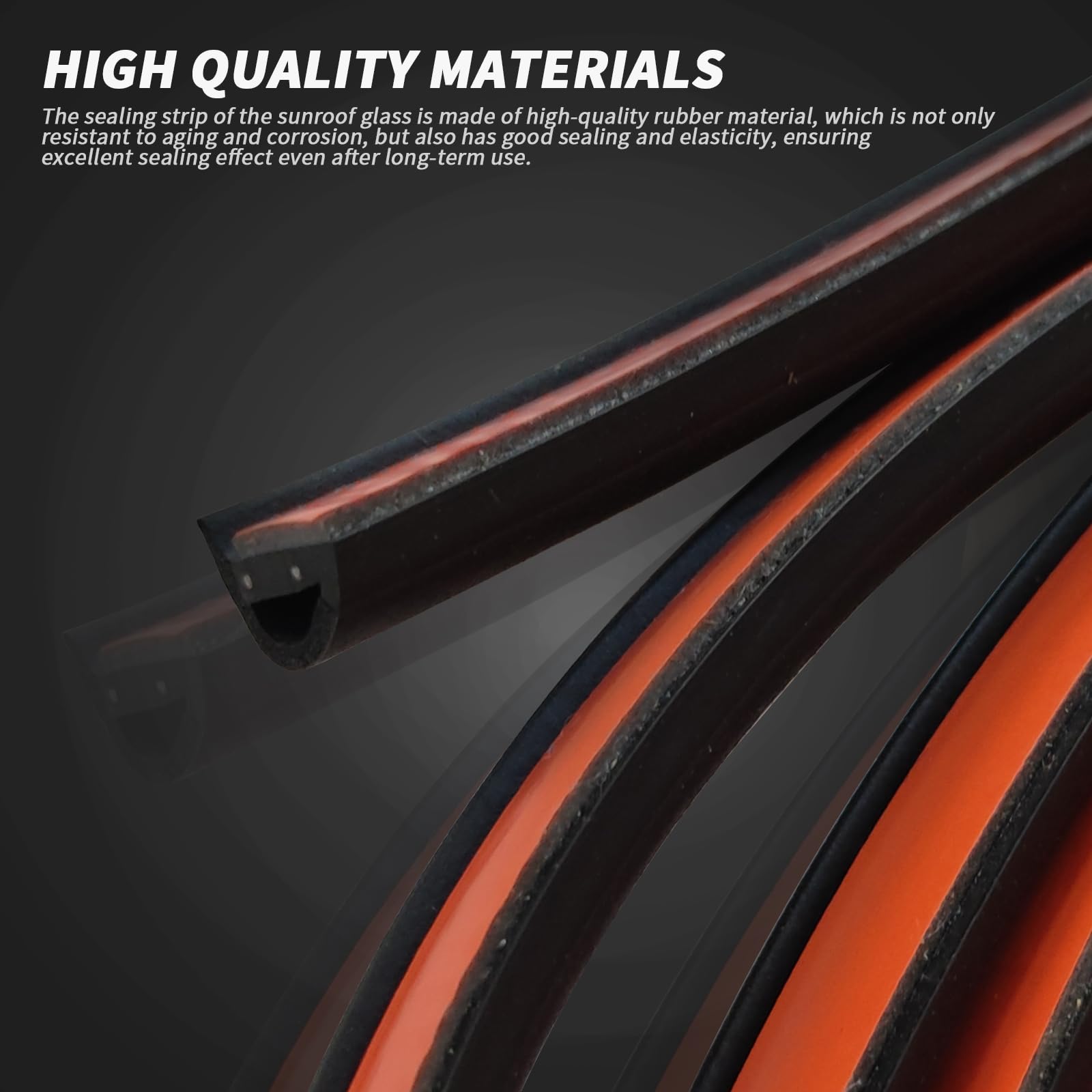 Bomunik Sunroof Seal for BMW 1999-2016 520i 528i 535i 550i 1995-2008 730Li-760Li 2008-2019 X6 E38 E39 E60 E60N E65 E66 E71 E72 F