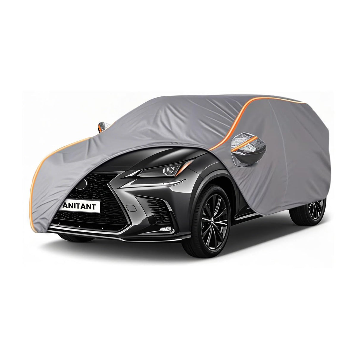 ANITANT Custom Fit Lexus NX Car Cover for NX 300 350 2015-2025 Outdoor Waterproof Car Cover All Weather with Door Zipper Cotton 