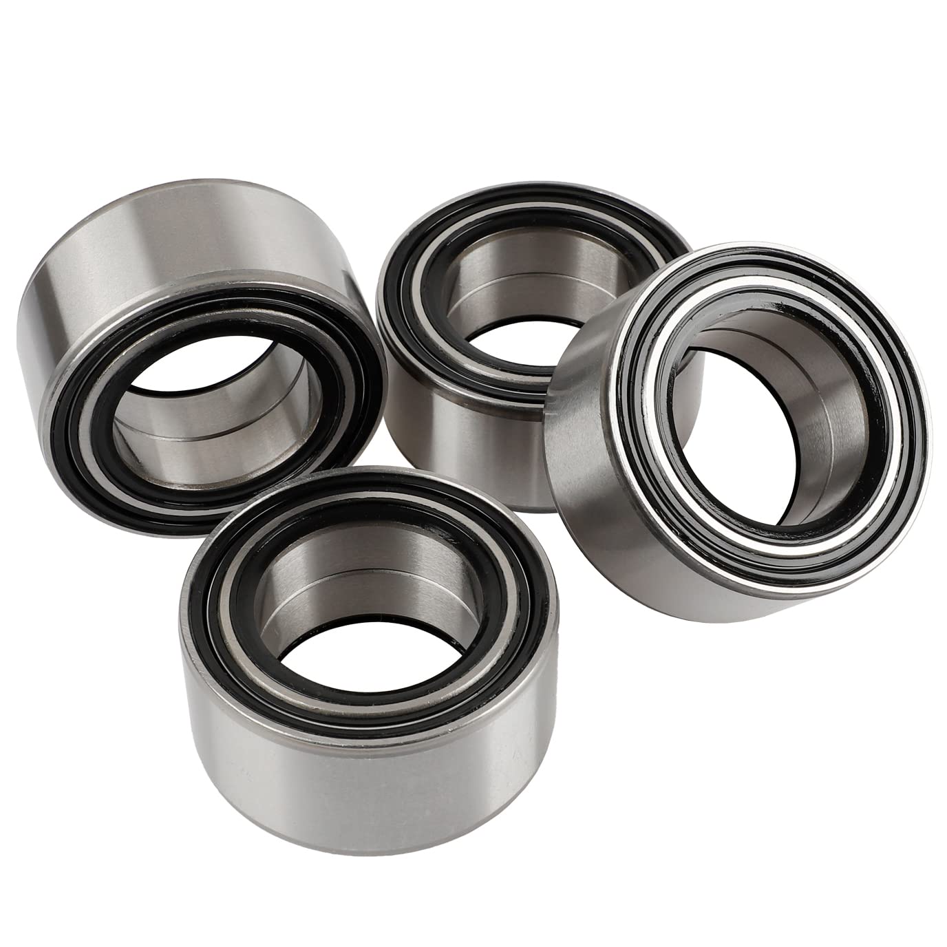 Nakuuly Front and Rear Wheel Bearings Pack of 4 Compatible with Polaris RZR XP 4 900 1000 Turbo Diesel Crew Scrambler Sportsman 