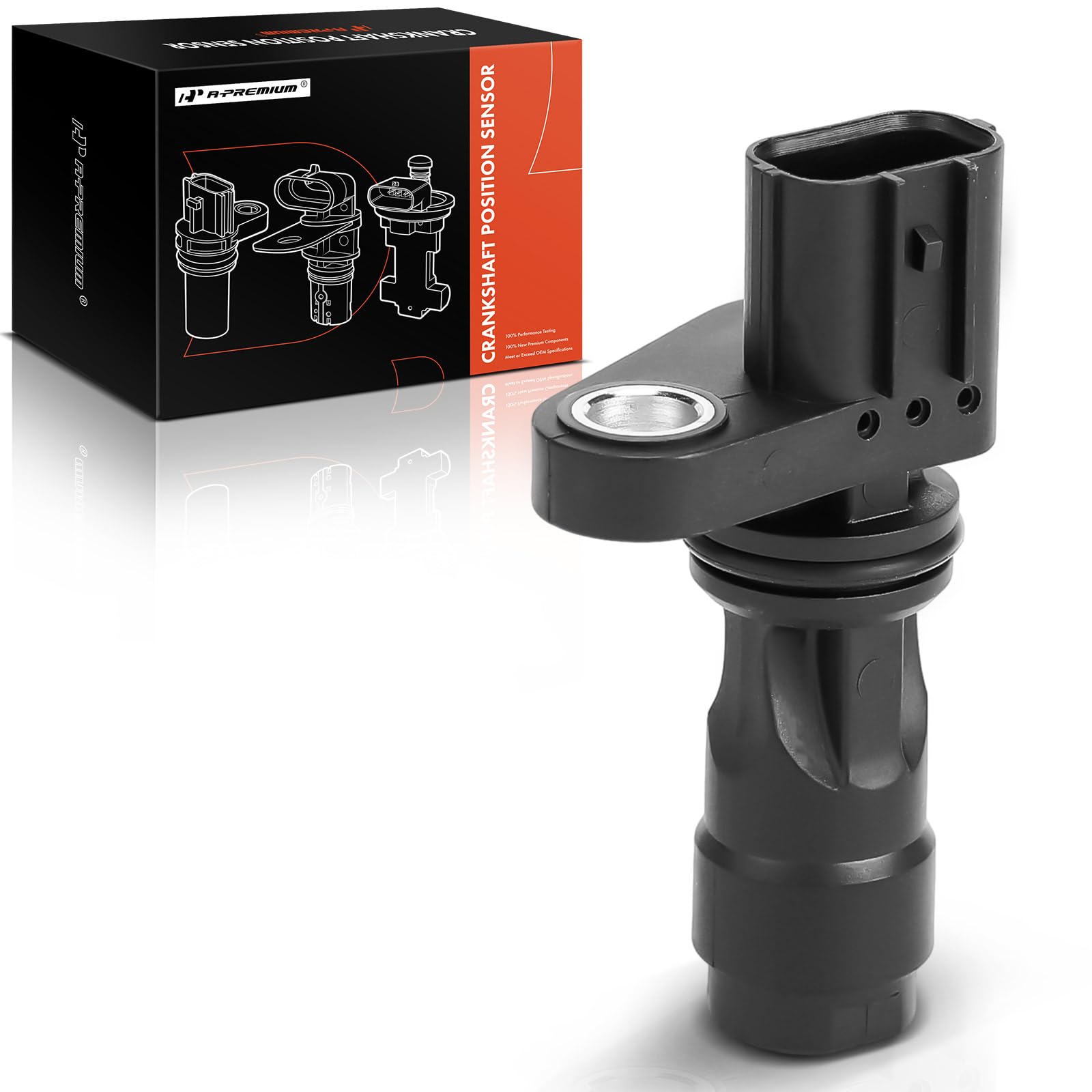 A-Premium Engine Crankshaft Position Sensor Compatible With Honda Civic 2002-2011, Cr-V 2002-2009 & Acura Csx 2007-2011, Rsx 200