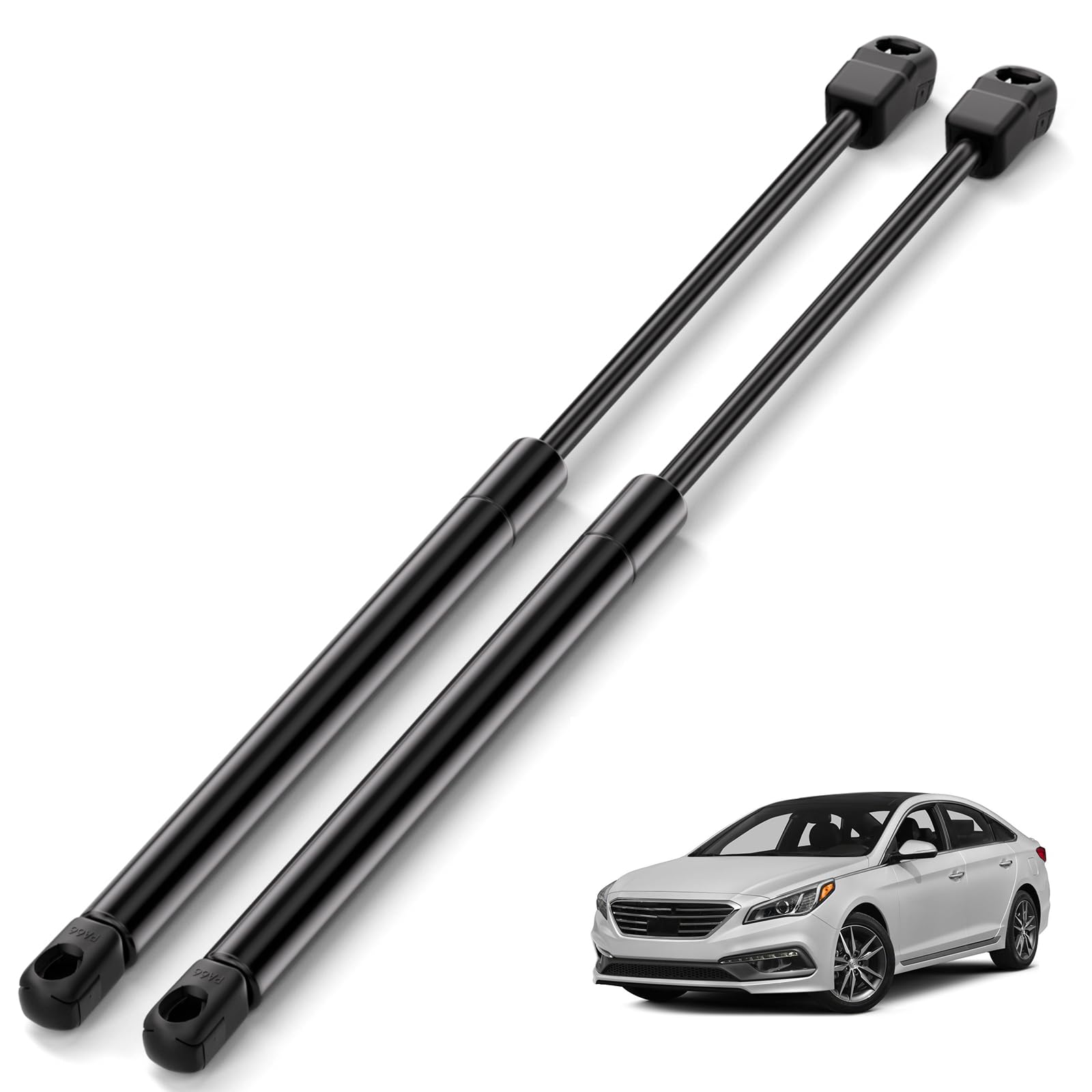 Arana Hood Struts Lift Support For Hyundai Sonata 2015-2017, Engine Hood Oem Shocks Spring Fits Hyundai Sonata Eco/Gl/Gls/Limite