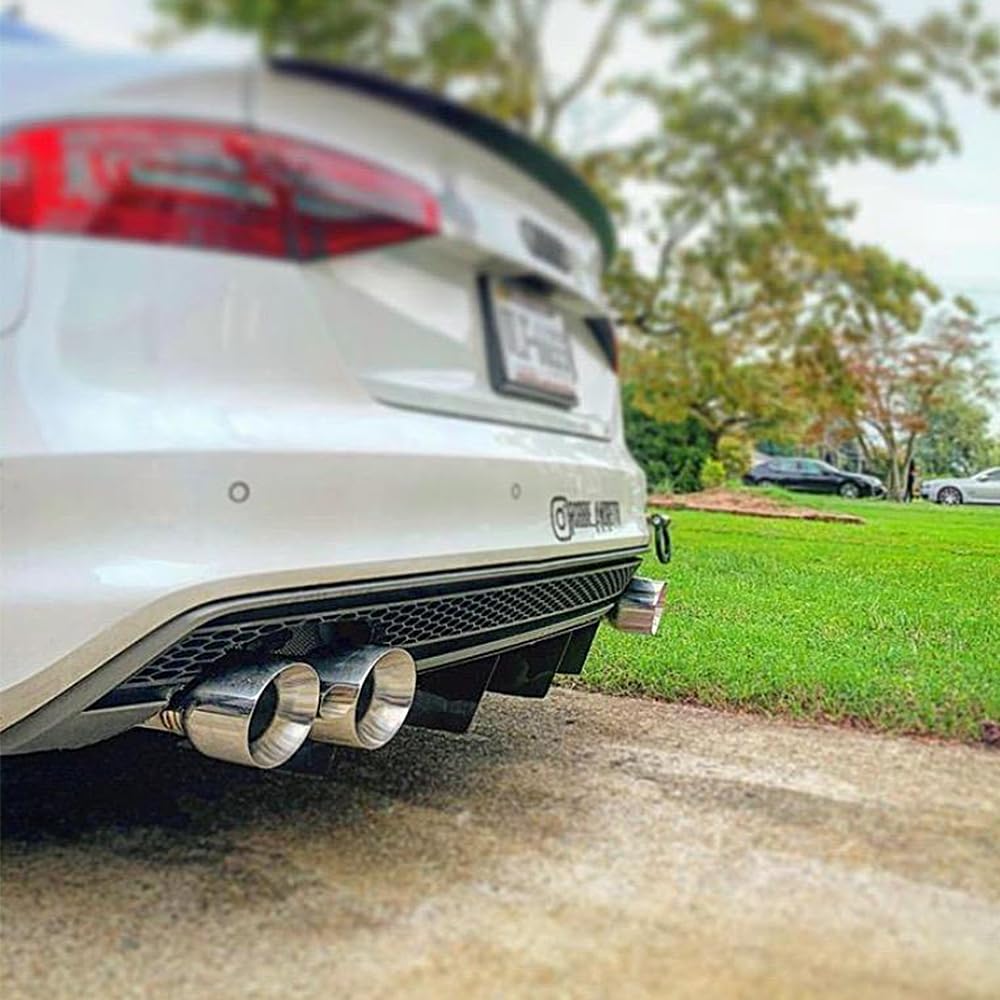 Lcgp 2.5'' To 4'' Diesel Exhaust Tip, 5'' Overall Length, Double Wall Design,2Pcs