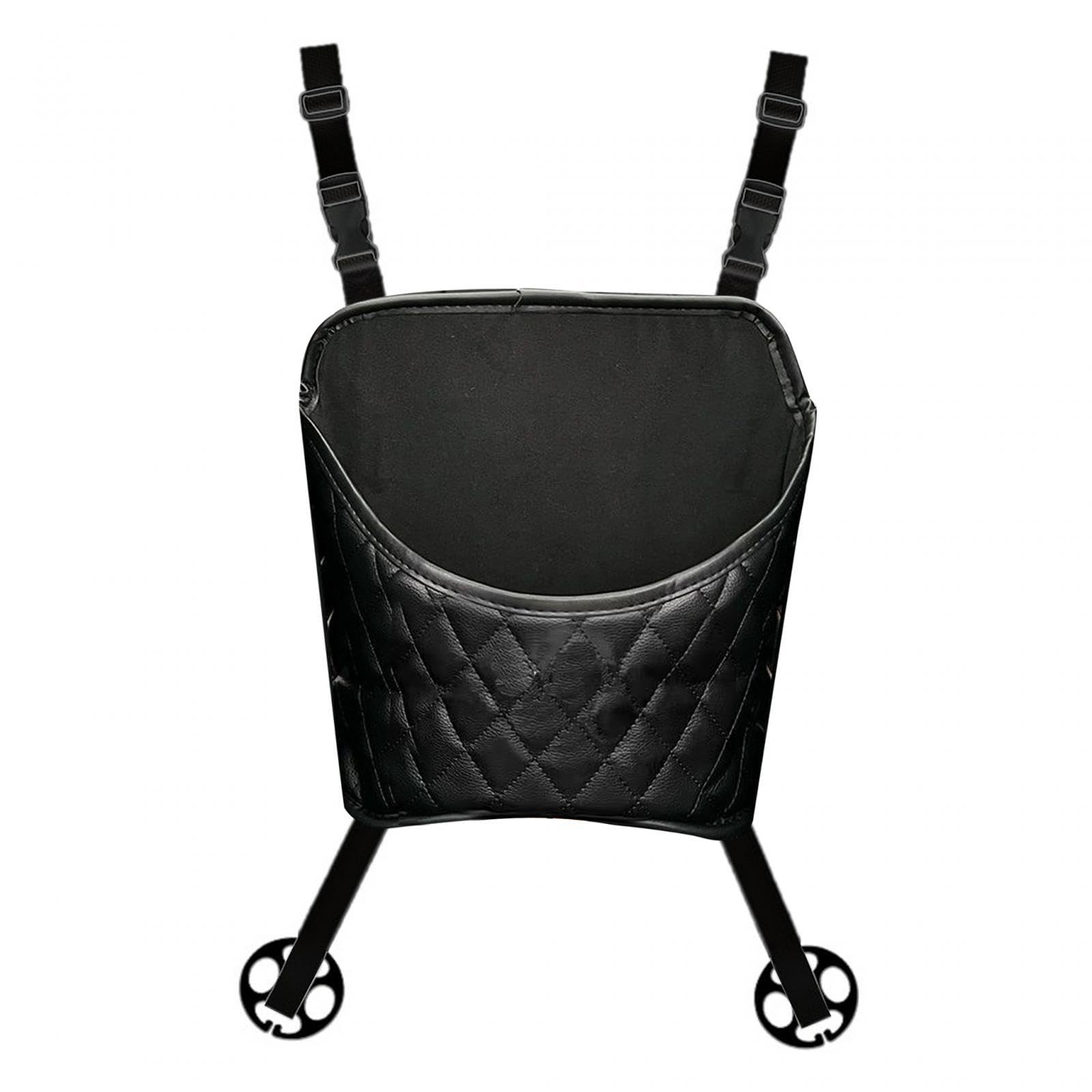 Merishopp Auto Organizer Large Capacity Car Purse Holder for Cup Cosmetic Sundries black