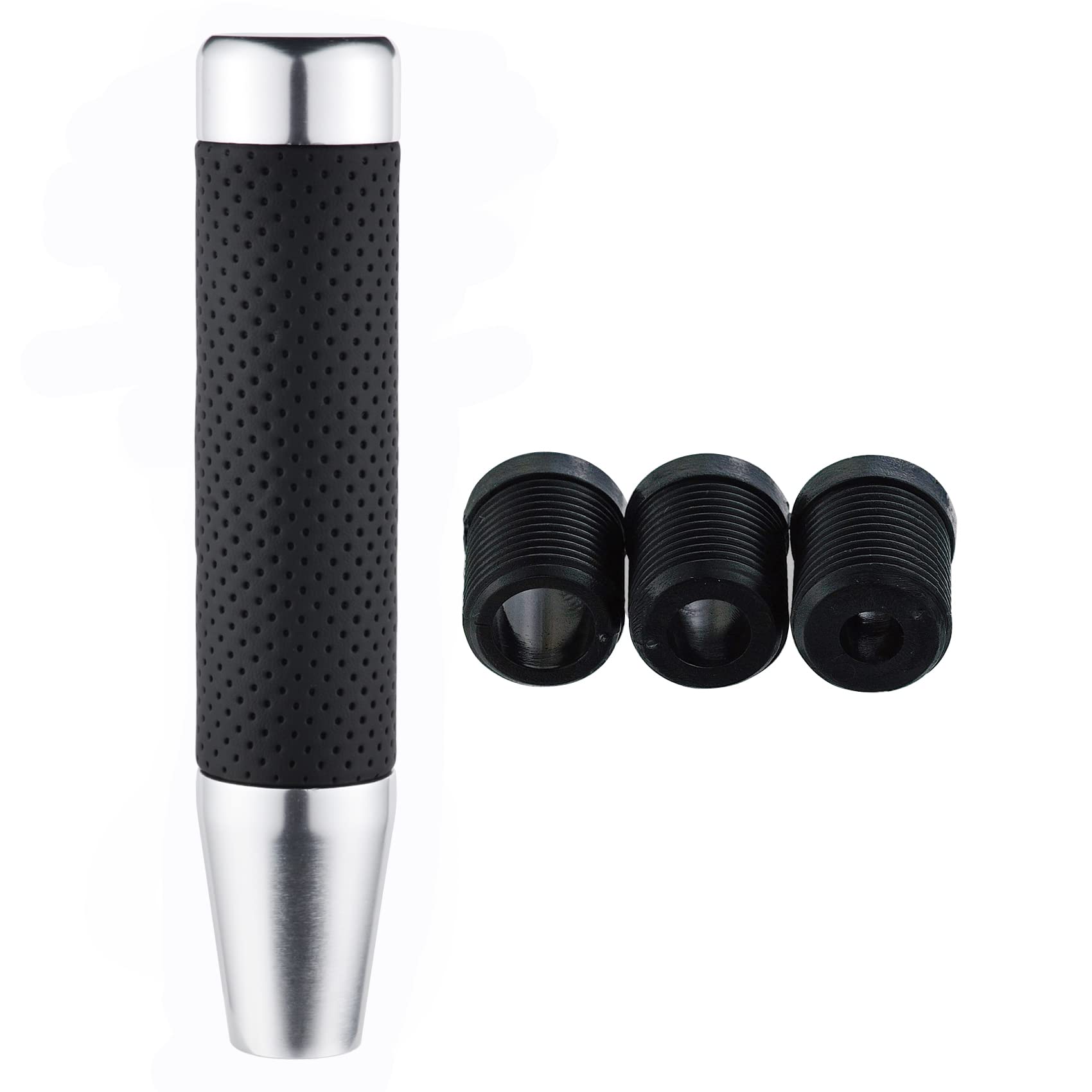 Abfer Tall Shift Knob Weighted Gear Stick Shifter Knob Car Long Shifting Lever Replace Extension Fit Most Manual Automatic Trans