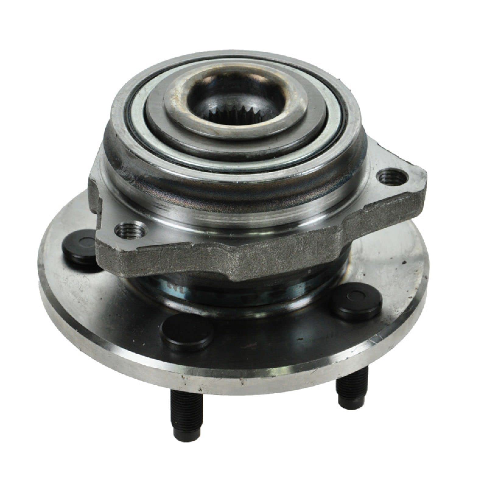 Trq Front Left Wheel Hub Bearing Assembly Drivers Side Compatible With 2002-2007 Jeep Liberty