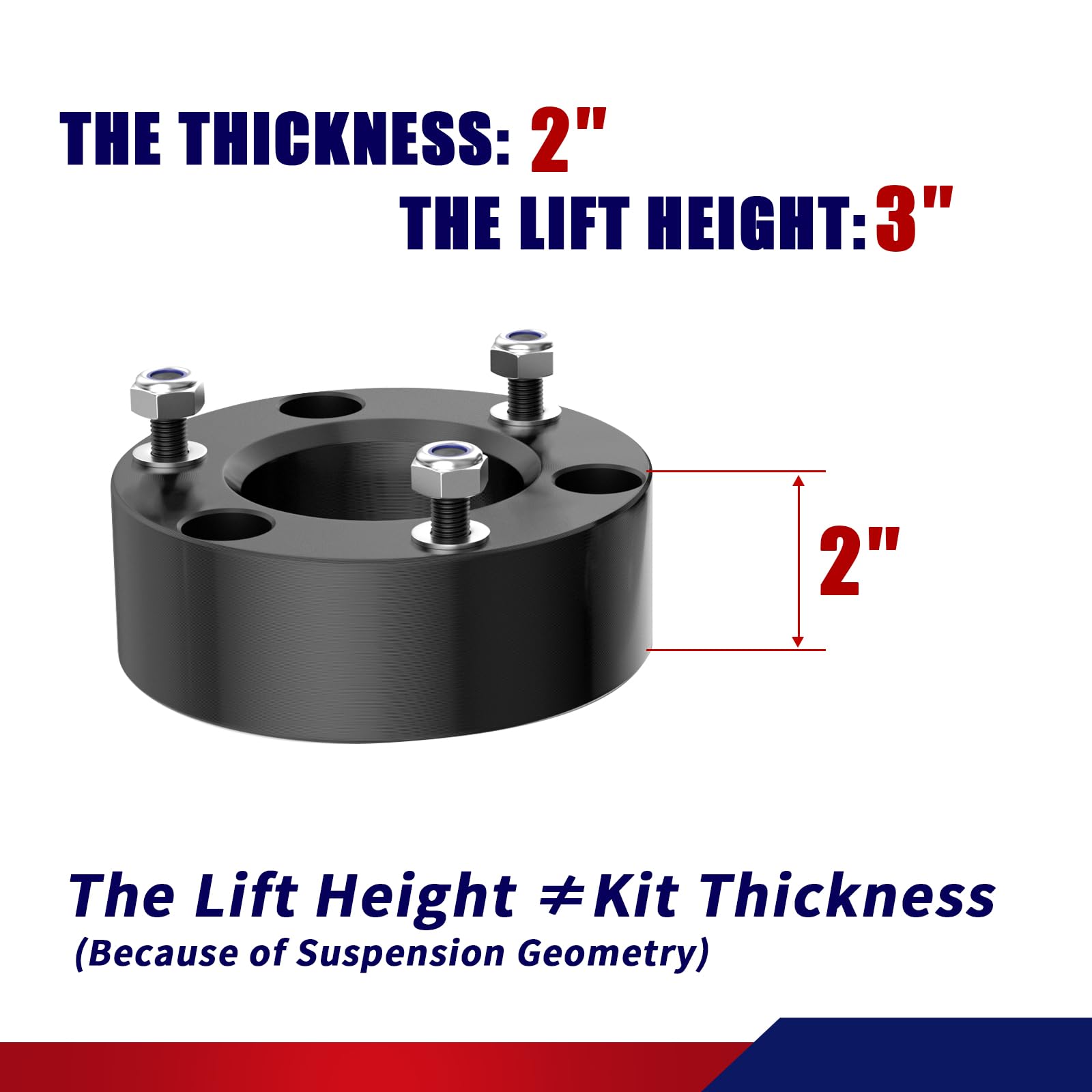 Flycle 3'' Leveling Lift Kit, 3 Inch Front Leveling Kit Compatible With 2007-2024 Silverado/Sierra 1500, Raise Your Vehicle 3 In