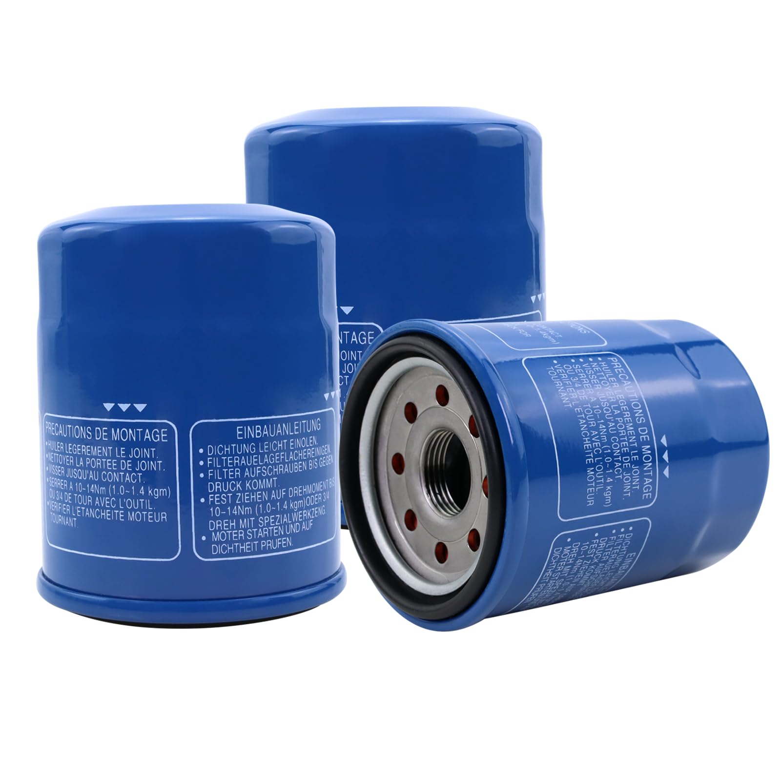 Non-Oem 15400-Plm-A02 Replacement Oil Filter 3-Pack | High Efficiency Aftermarket Compatible With Honda Accord Cr-V Civic Odysse