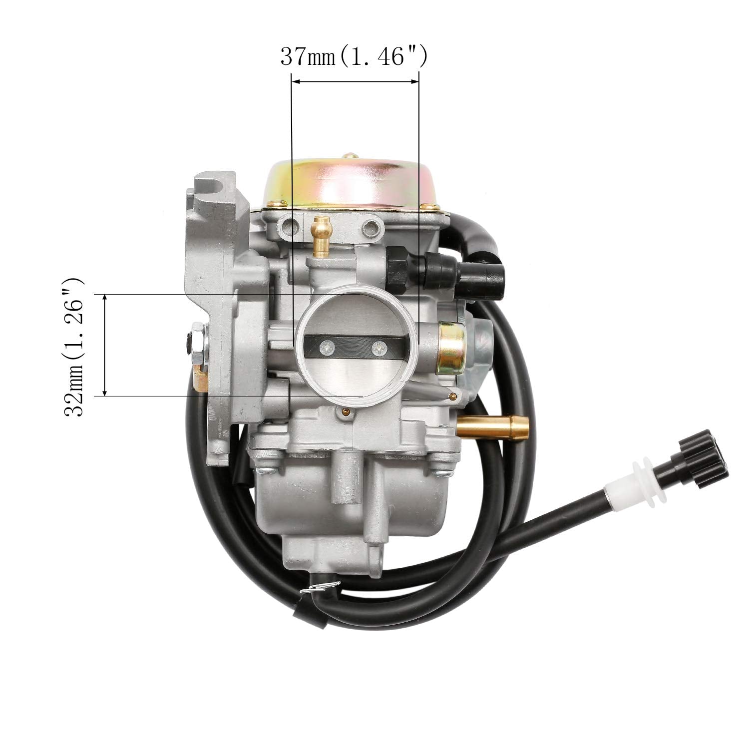 Carburetor Compatible with 2002-2007 Suzuki LT-F400 Eiger 400 Carb