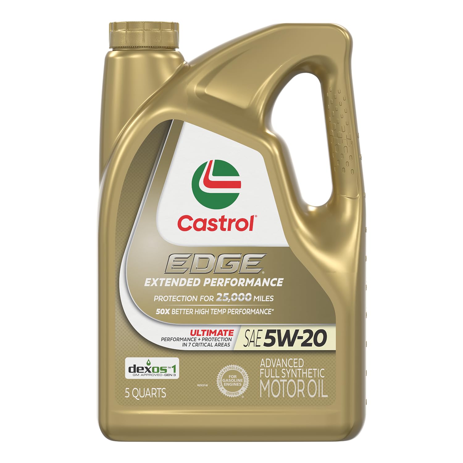 Castrol Edge Extended Performance 5W-20 Advanced Full Synthetic Motor Oil 5 Quart