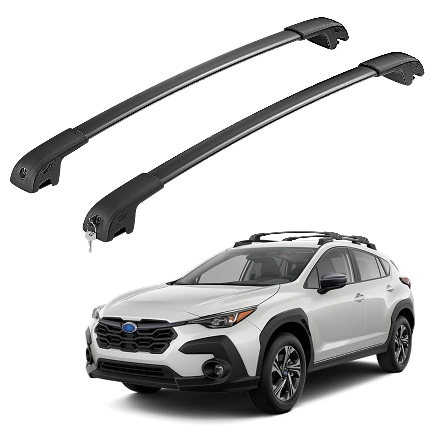 Hmmtyrack Car Roof Rack Cross Bars Compatible With Subaru Crosstrek 2024 (Not For Wilderness), Aluminum Roof Rails Crossbar With