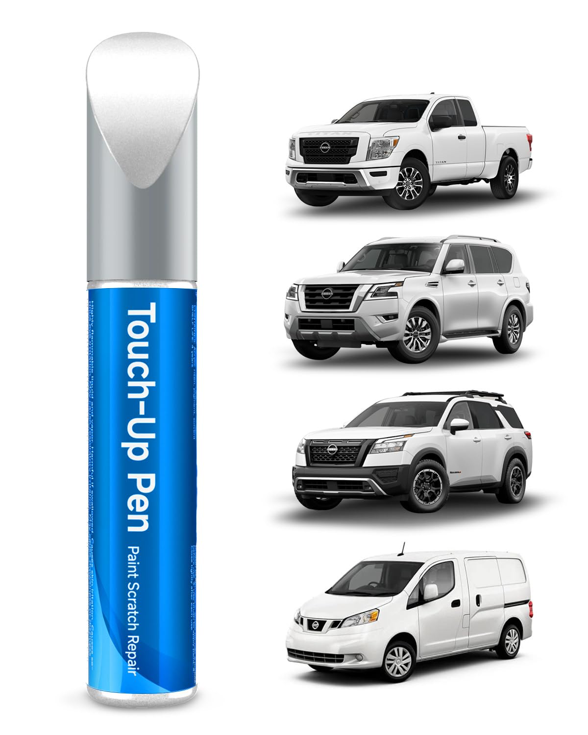 Q10 White Touch Up Paint Compatible with Nissan Exact Match Touch Up Paint Car Scratch Repair