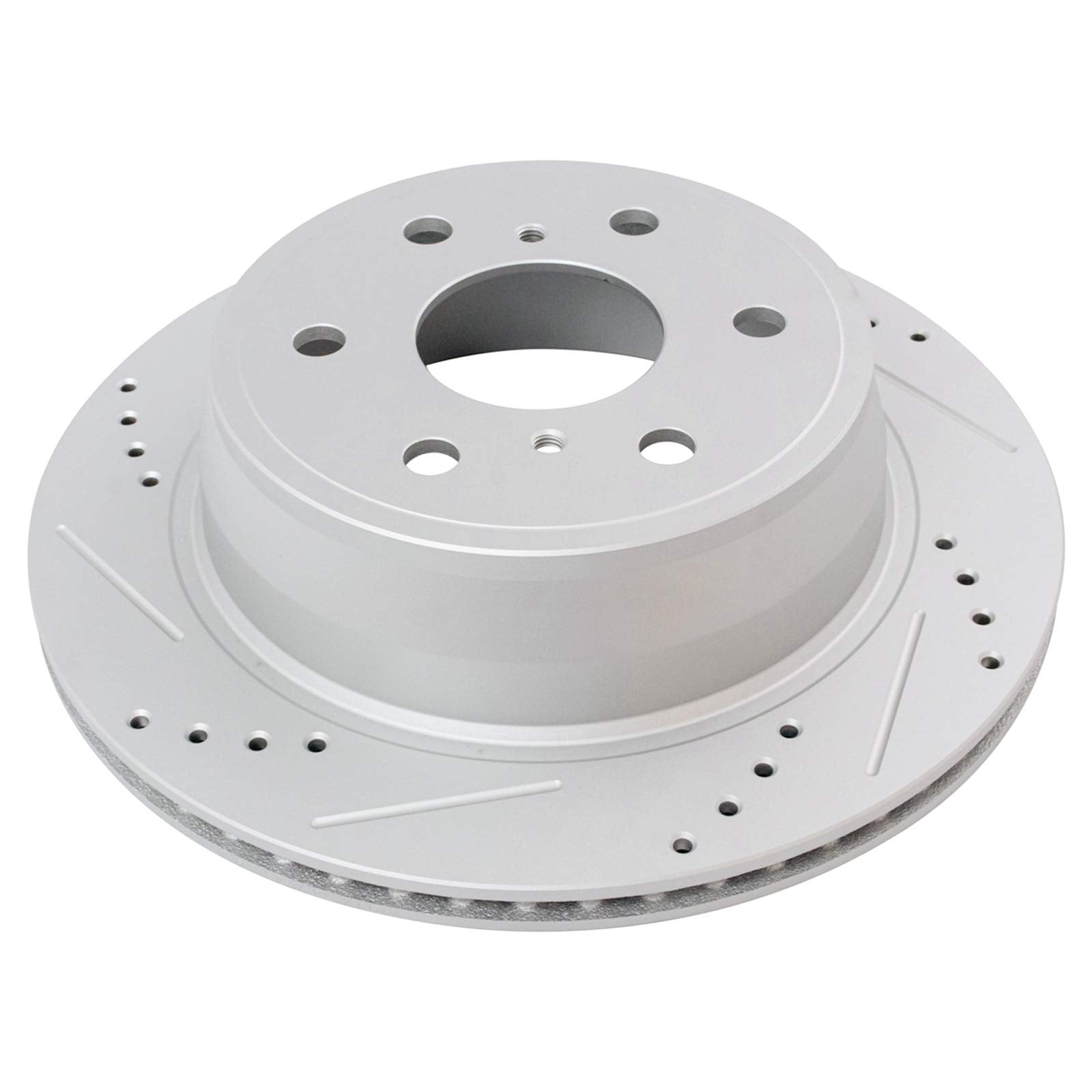 Trq Rear Performance Brake Rotor Drilled Slotted Pair Set For Avalanche/Escalade/Escalade Esv/Escalade Ext/Sierra 1500 / Silvera