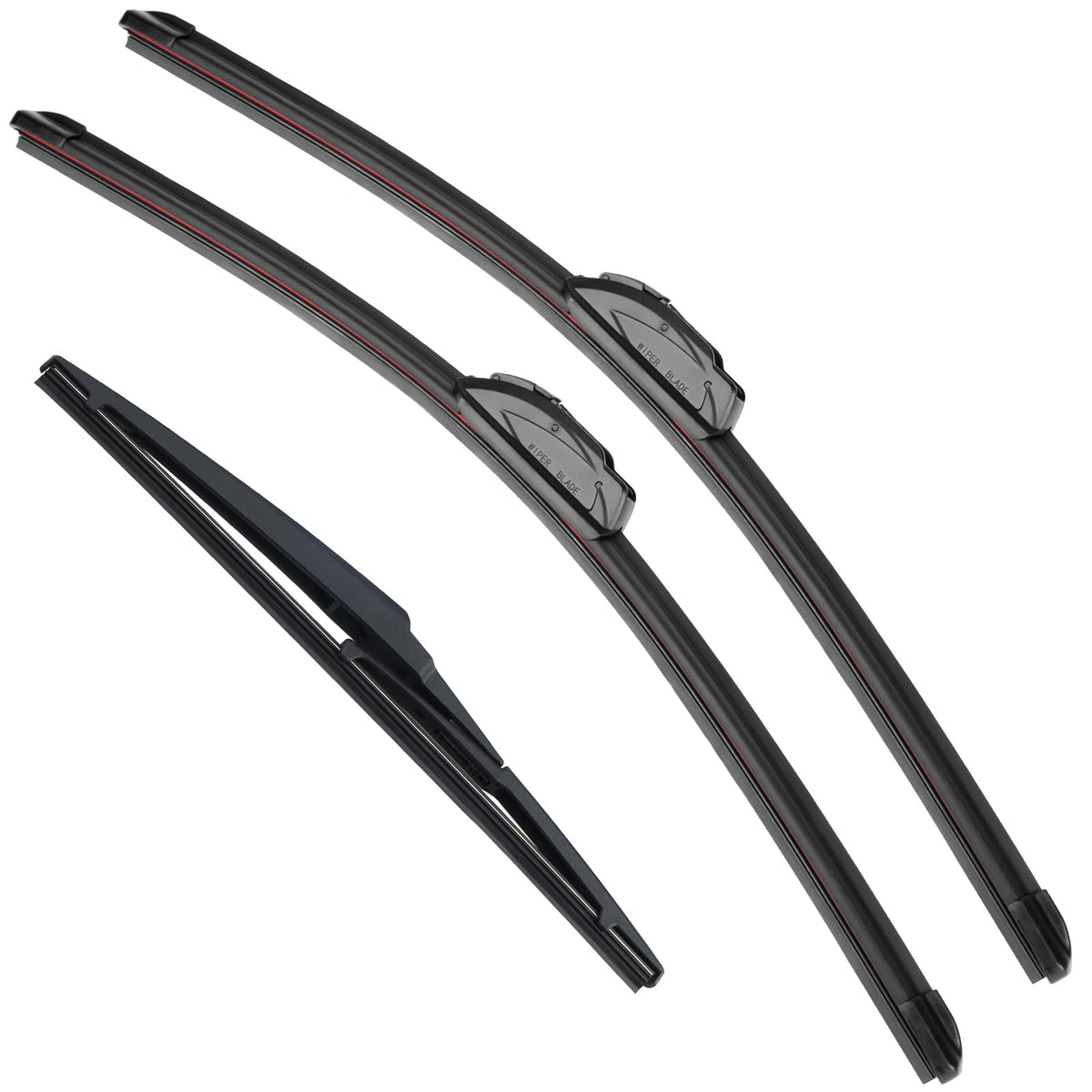 Raintok Windshield Wiper Blades Replacement For Toyota Yaris 2007 2008 2009 2010 2011 Original Factory Quality Front Rear Wipers