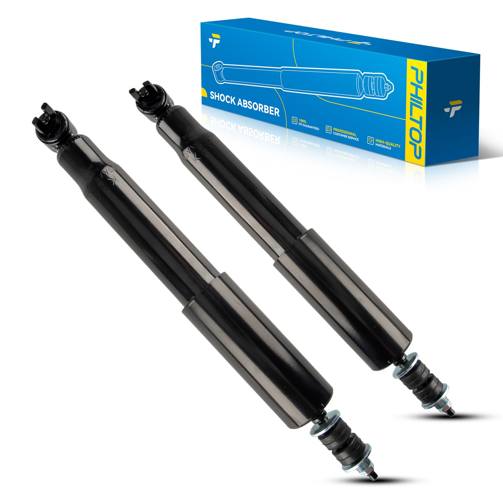 Philtop 32326 Front Struts Shock Absorber For Silverado 1500 1999-2006, Sierra 1500 1999-2006, Silverado 1500 Classic 2007, Sier