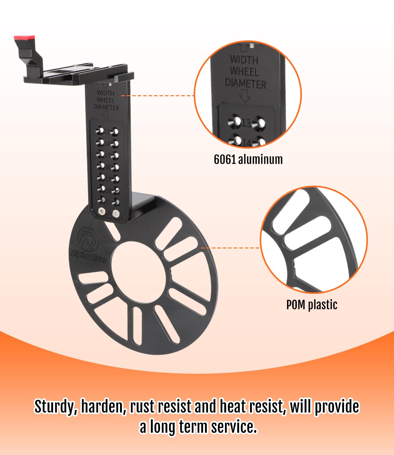 Alpha Rider Tool Alpha Rider Wheel Fitment Tool - Universal Car Wheel Offset Measuring ...