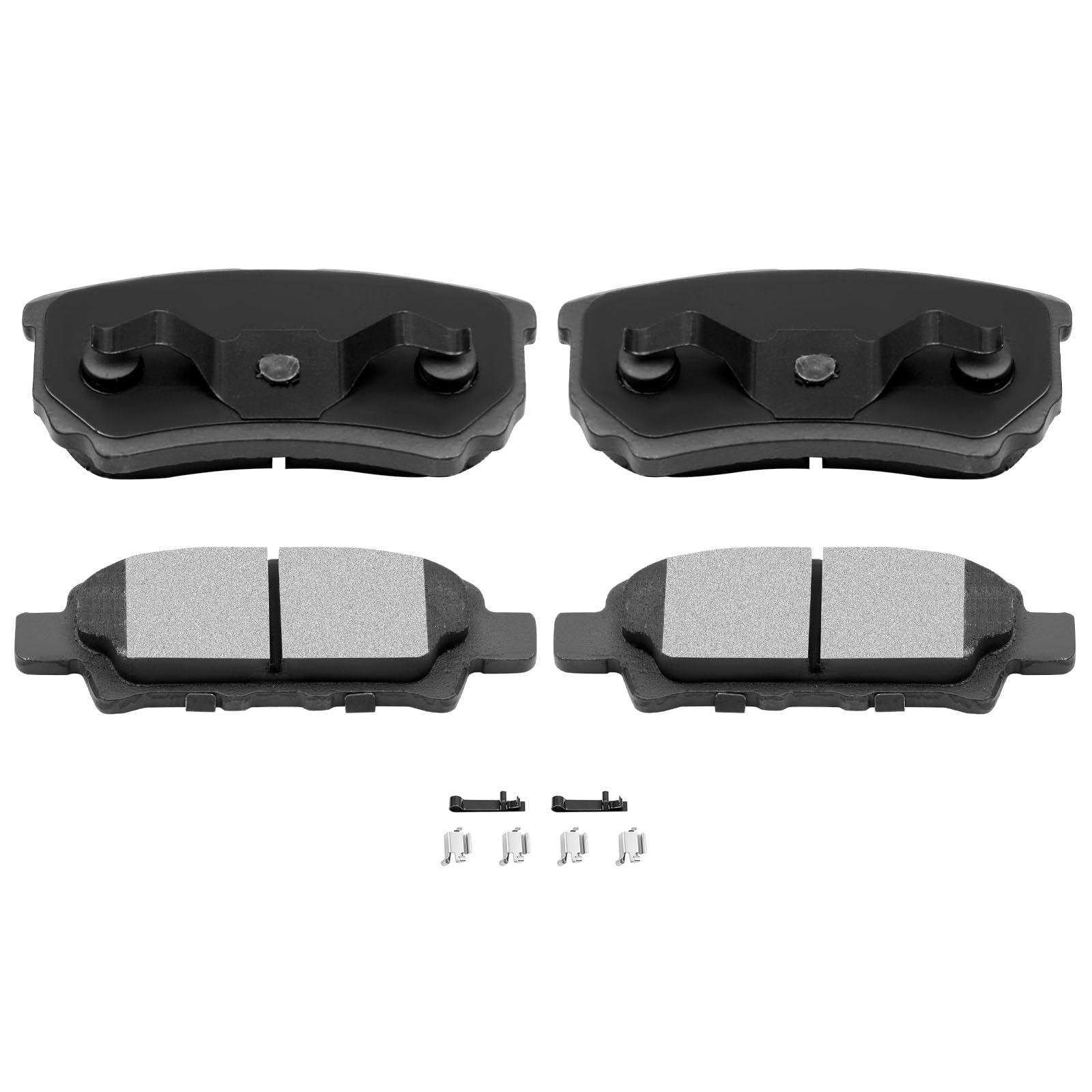 Automuto 4Pcs Rear Ceramic Disc Brake Pads Set D1037 For Chrysler 200 Sebring For Dodge Avenger Caliber For Jeep Compass Patriot