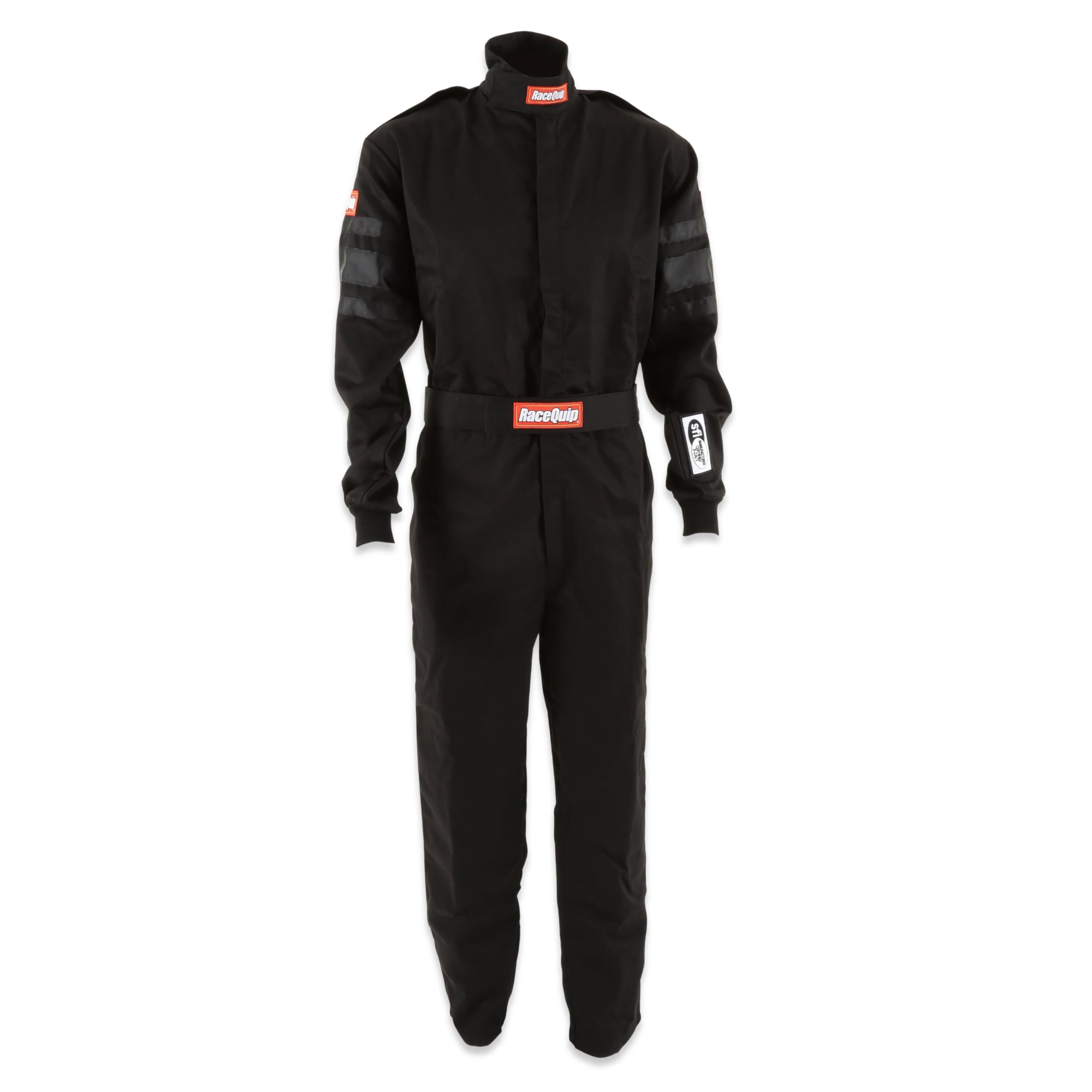 Racequip Racing Driver Fire Suit One Piece Single Layer Sfi 3.2A/ 1 Black Medium 110003