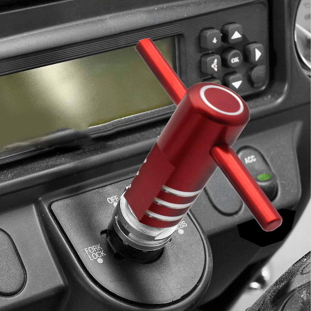 Gidibii Motorcycle 944 Ignition Switch Housing Alignment Tool Kit Compatible With Harley Flh/T 2014-2020 (Red)