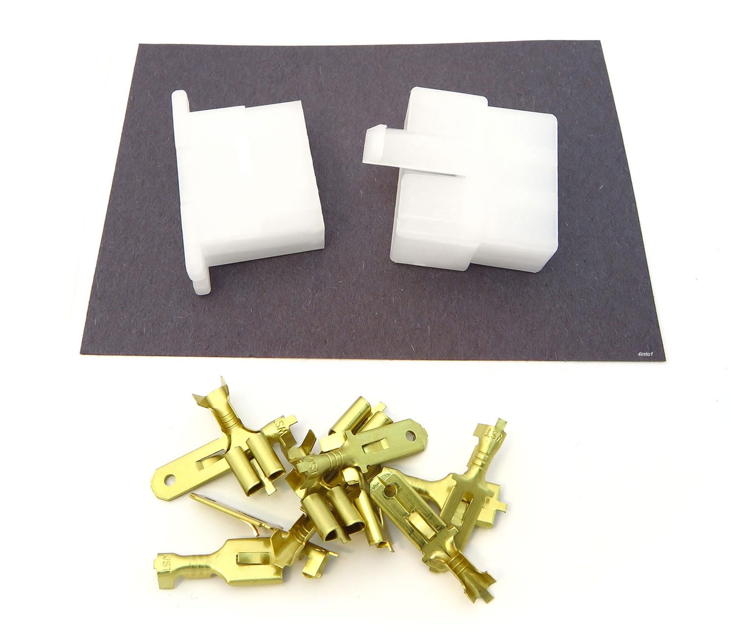 Locking Connector Kit - 6.3Mm - .250'' Series - 6 Pin - Fits Vintage Honda Wiring Harness Connector Connenctions