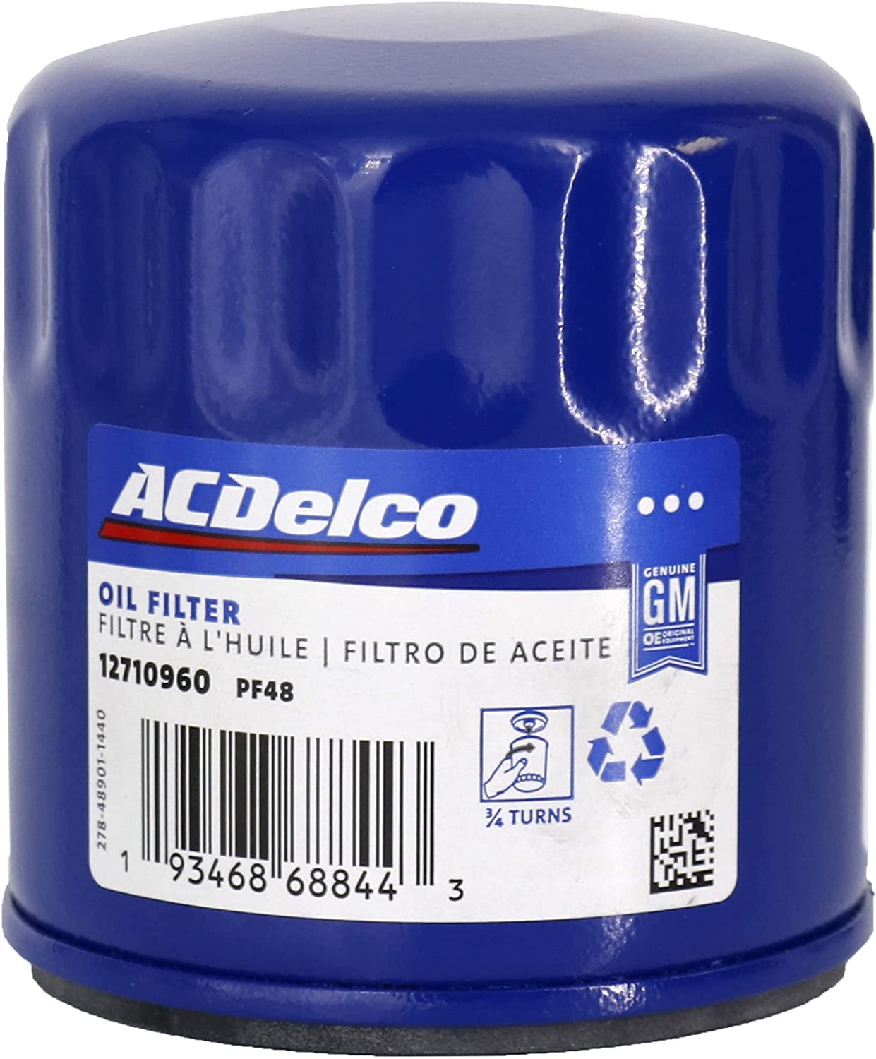 Acdelco Pf48 Oil Filter Gm Original Equipment (6 Pack)