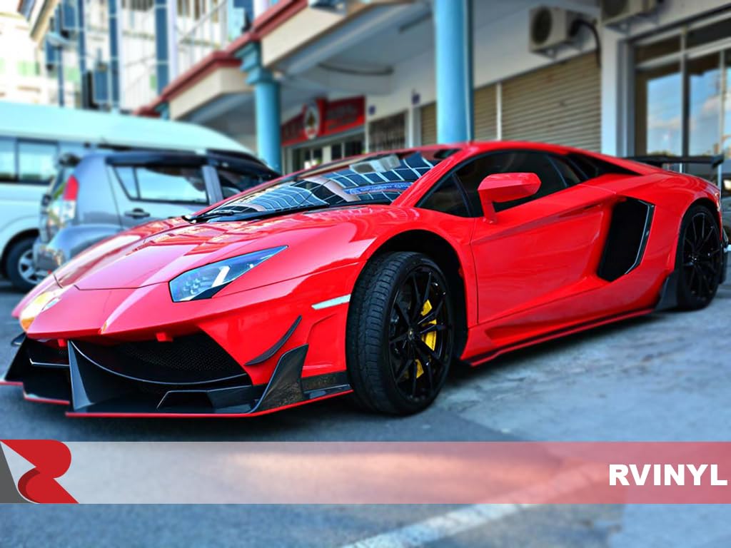 Avery Dennison Sw900 433-O Gloss Cardinal Red Supreme Wrapping Film Vinyl Vehicle Car Wrap Sheet Roll - (108'' X 60'')