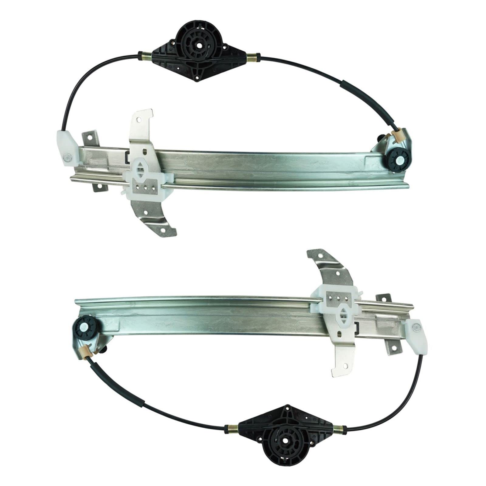 Trq Front Power Window Regulator Set Compatible With 1994-1997 Lincoln Town Car Fo1350108 Fo1351108