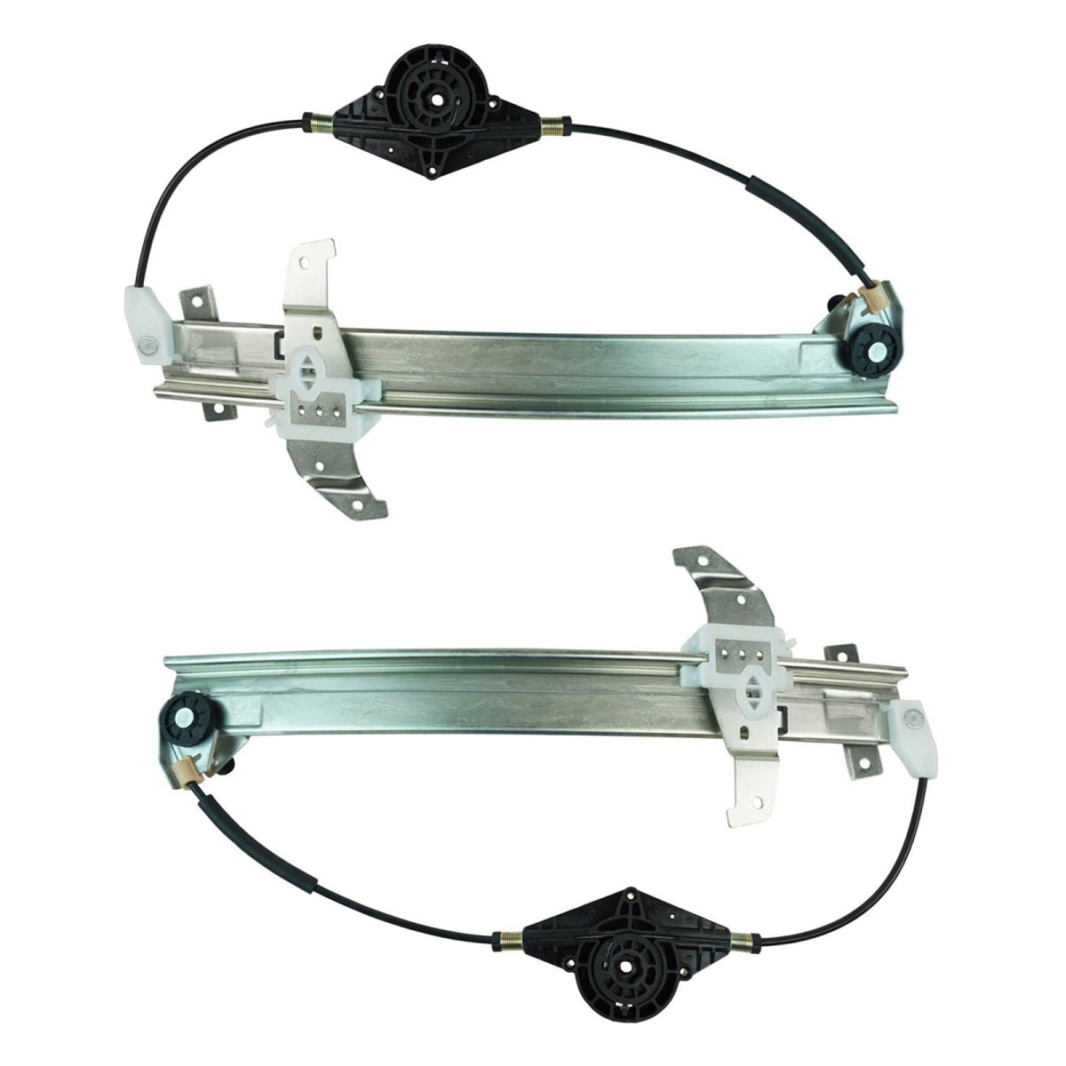 Trq Front Power Window Regulator Set Compatible With 1994-1997 Lincoln Town Car Fo1350108 Fo1351108