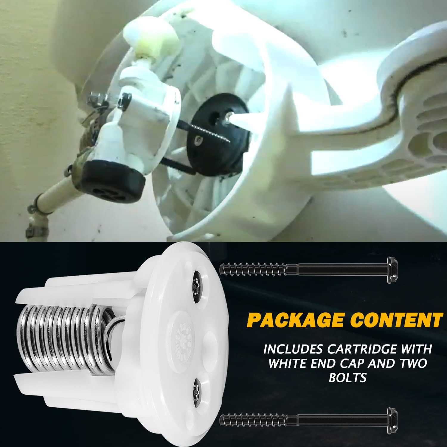 Replace For Dometic 385236096 Toilet Spring Cartridge, Fits Various Dometic/Sealand Vacuflush And Traveler Model Toilets