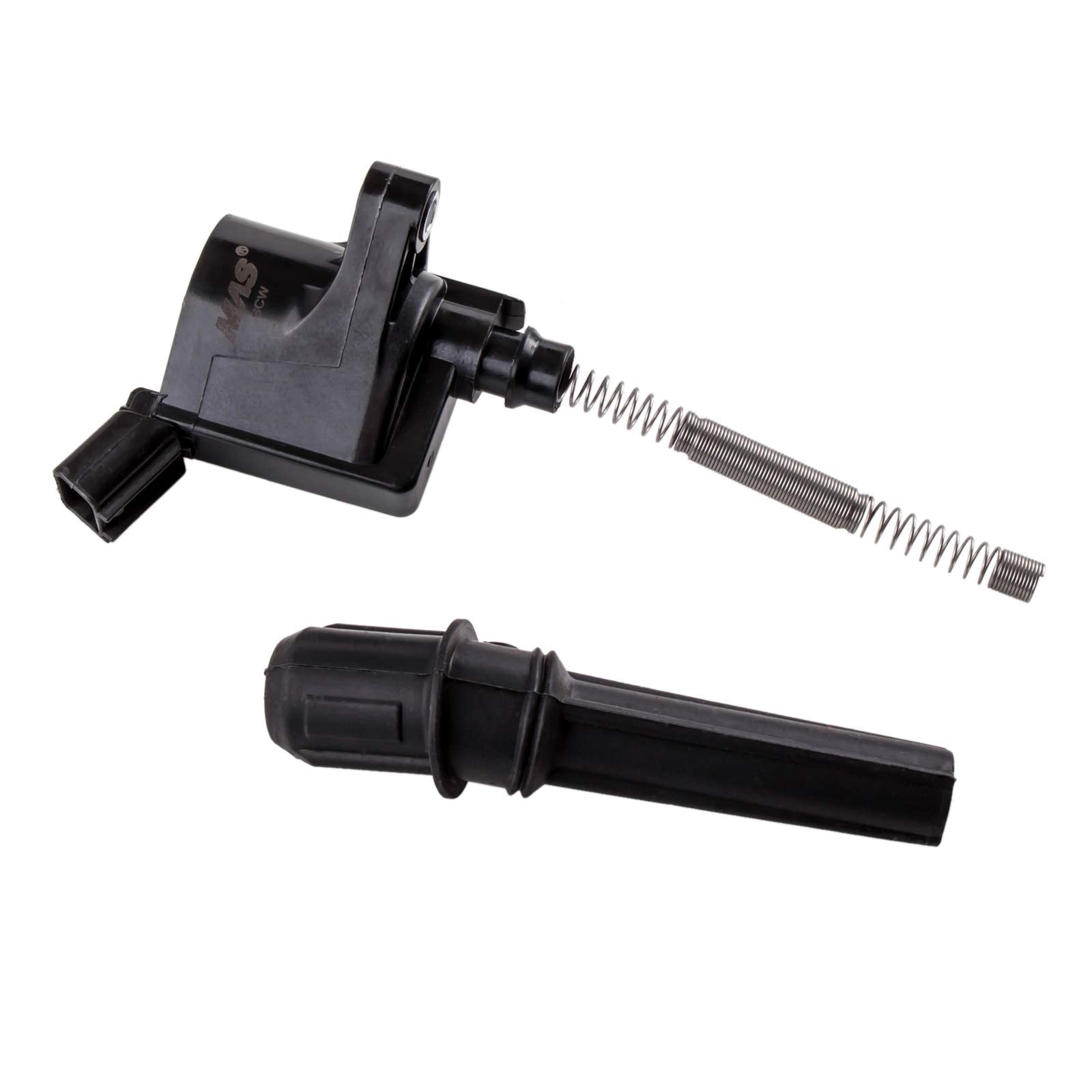 MAS Set of 10 Ignition Coils Pack DG508+Motorcraft Spark Plugs SP479 Compatible with Ford E350 E450 F250 F350 F450 F550 Econolin