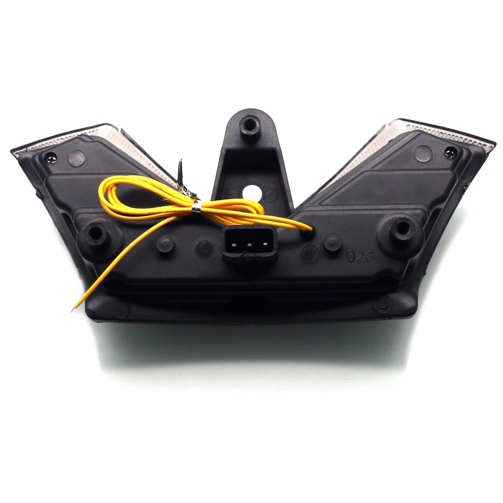 Mzs Motorcycle Tail Light, Led Integrated Turn Signal Blinker Smoke Lens Compatible With Zx14 Zx-14 2006-2011 / Zx14R Zx-14R 201