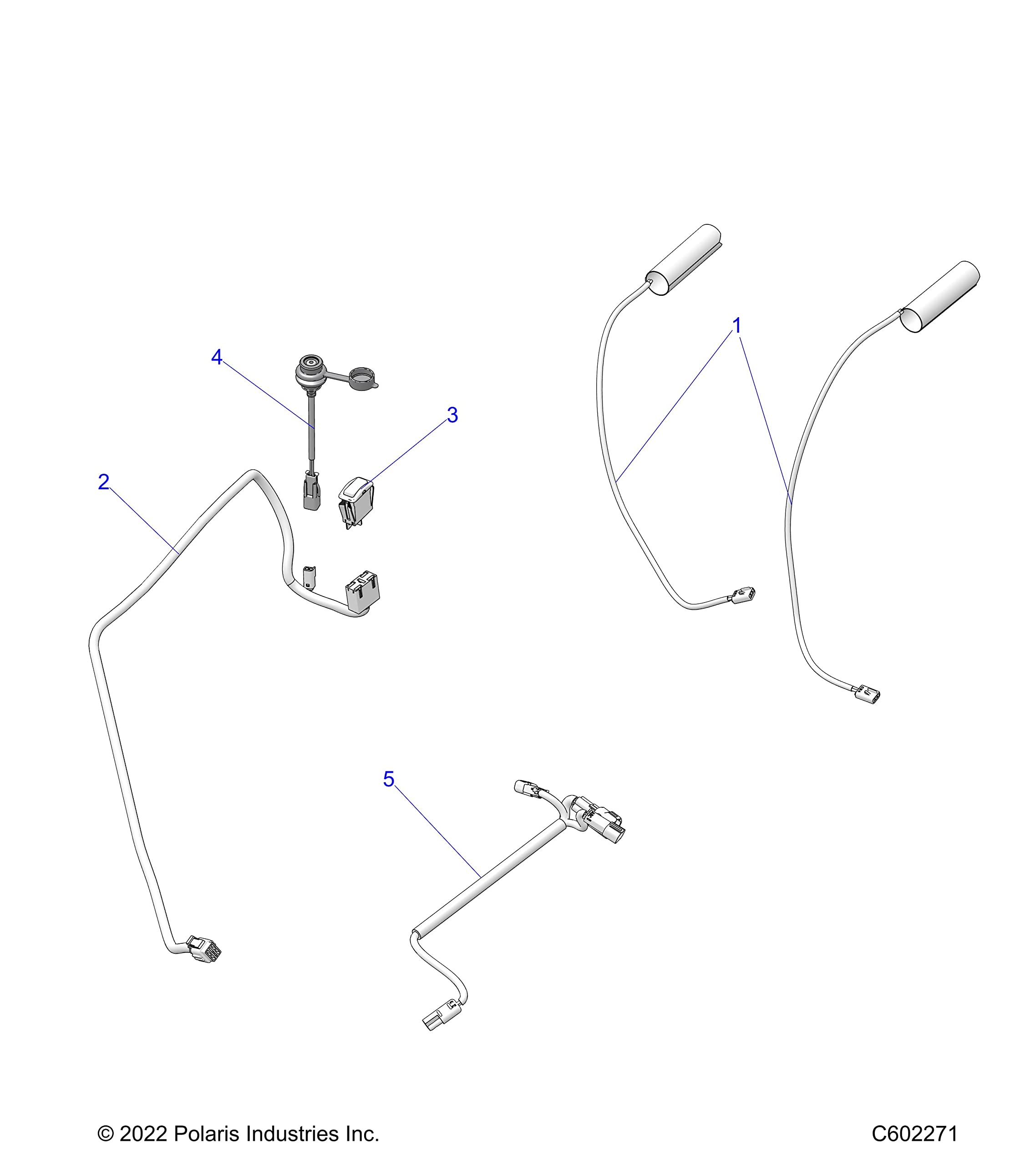Polaris Atv Handwarmer Switch, Spdt?, Genuine Oem Part 4011319, Qty 1