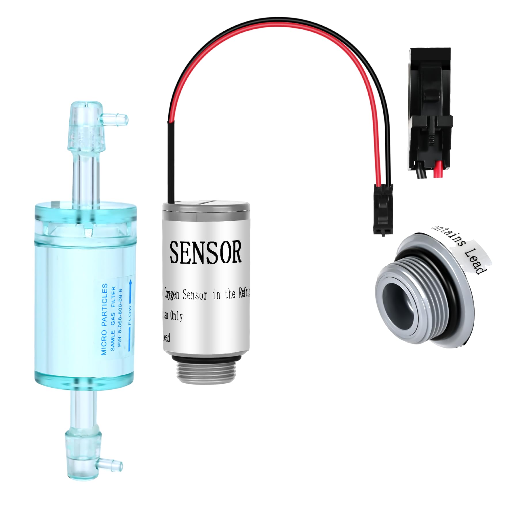 KlenzMate 16916 Oxygen Sensor / 16913 Combination,Compatible with R-1234yf Machine, Compatible with AC1234-4 / AC1234-4SL / AC12