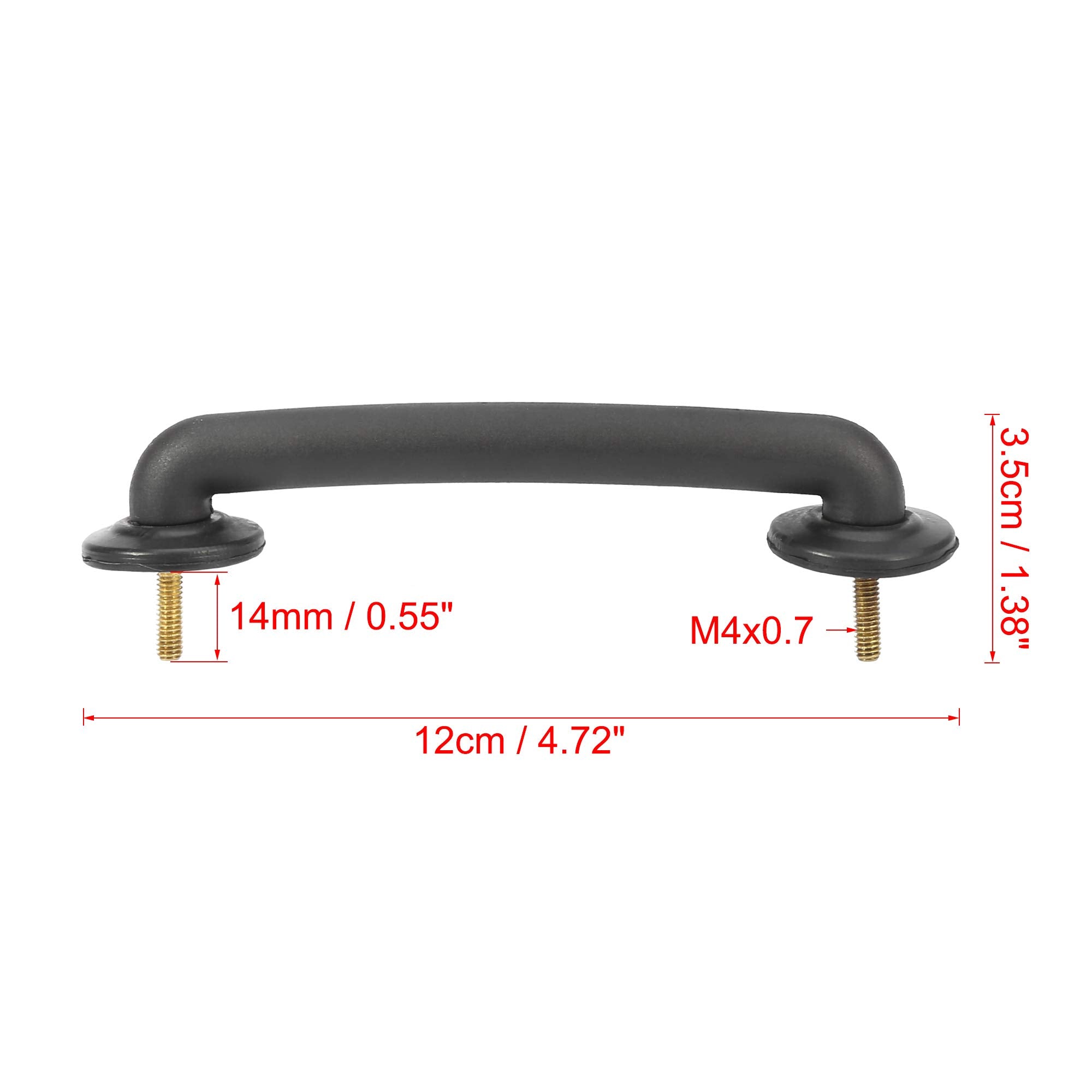 X AUTOHAUX Front Windshield Hold Down Bracket Fit for Jeep Wrangler JK 1997-2018 for Wrangler TJ 1997-2006 55176422 Strap Hood L