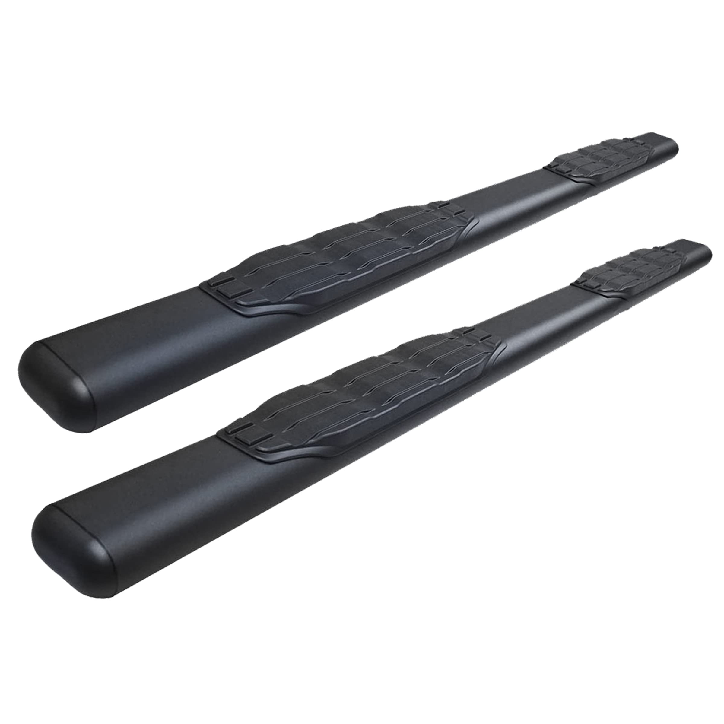 Go Rhino 10587T 5'' 1000 Series Oval Side Steps - Boards Only For 99-24 Ram, Gmc, Ford, Nissan, Toyota, Jeep, Chevrolet, Dodge (