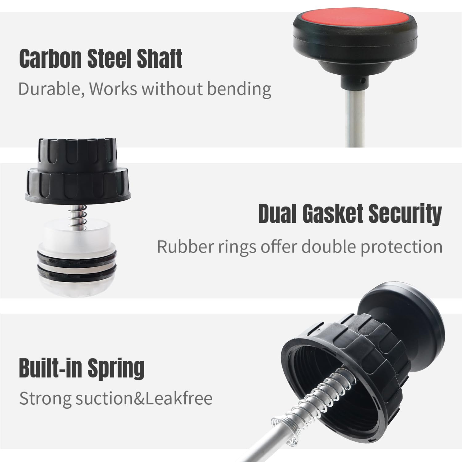 Thorstone Automotive Fluid Extractor Pump, Oil Change Syringe With Hose, Manual Fuel Suction & Filler, Fluid Oil Change Evacuator (17.6 Oz./0.53 Qt./500 Cc)