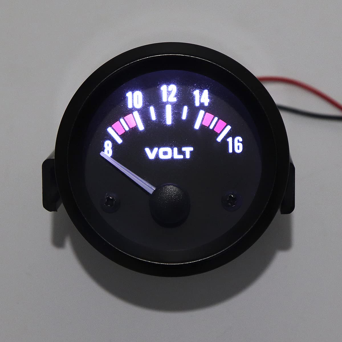 Epathchina 2' 52Mm 12V 8~16V Universal Led Electrical Car Voltmeter Voltage Gauge Meter
