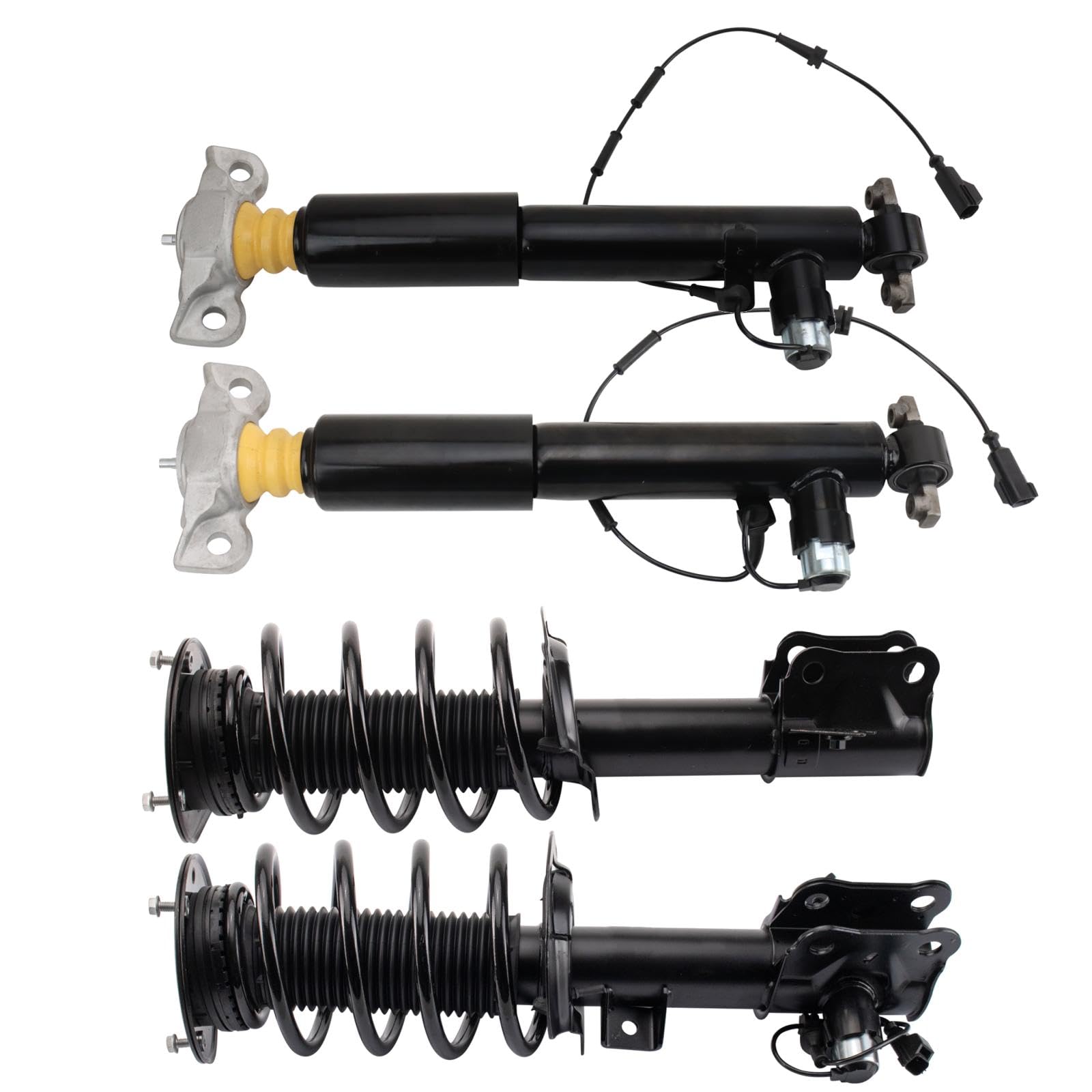 Trq Front And Rear Complete Strut Assembly & Shock Absorber Kit Compatible With 13-16 Mkz