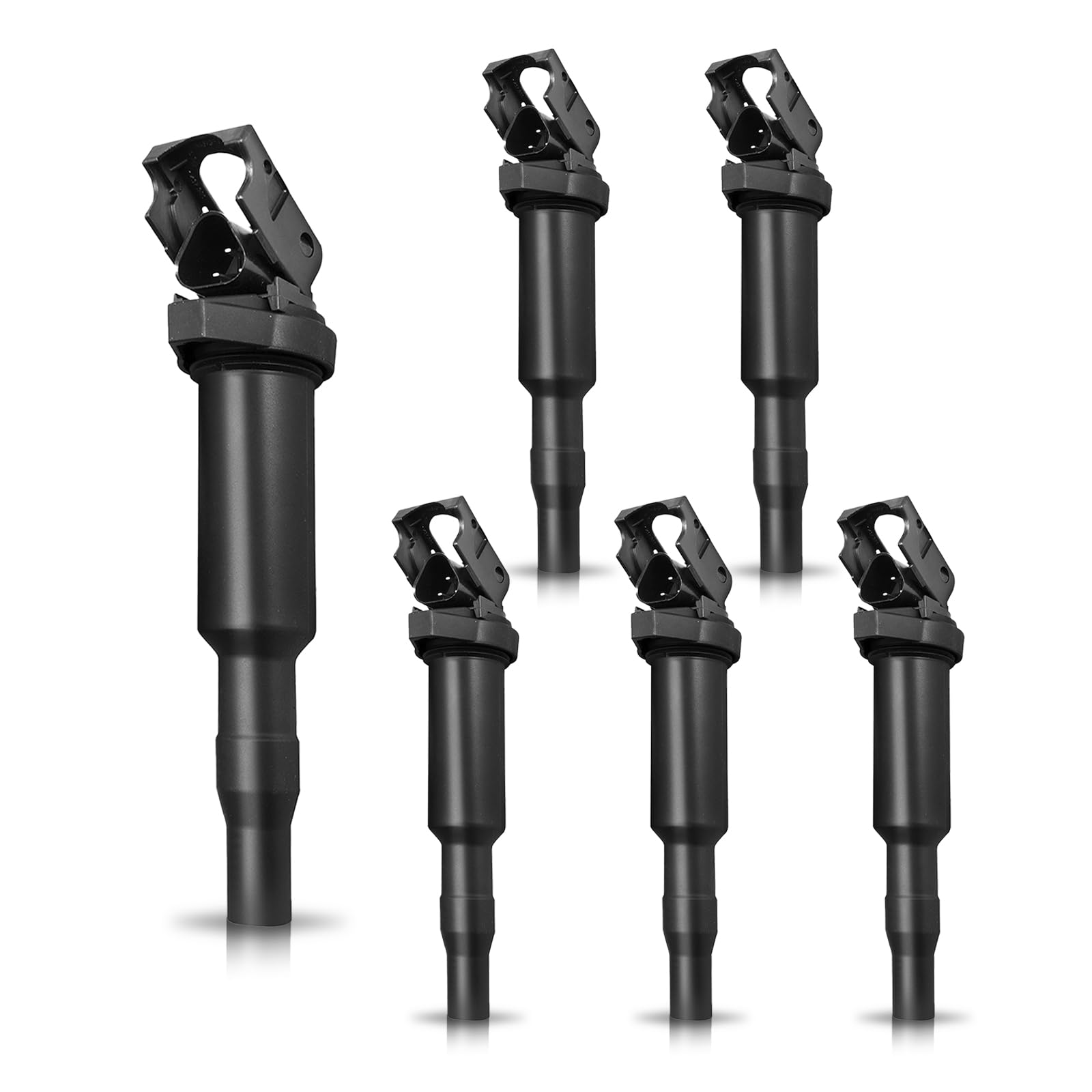 ENA Set of 6 Ignition Coil Pack Compatible with BMW 128i 135i 335i 325i 328i 330i E60 M5 525xi 528i N54 X3 X5 X6 Z4 2001-2016 Re