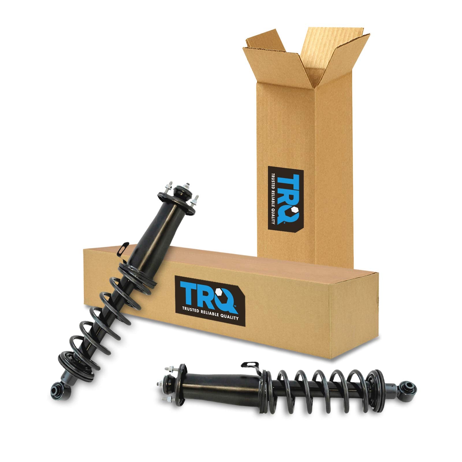 Trq Rear Strut & Coil Spring Assembly Set Driver & Passenger Sides Compatible With 06-13 Lexus Is250 11-13 Is350