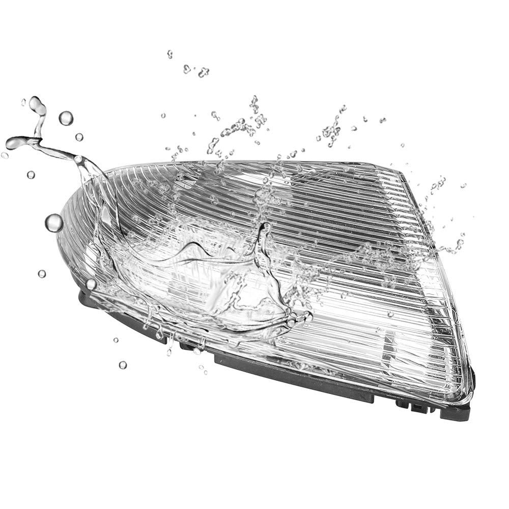 Jinfili Front Right Rearview Mirror Led Turn Signal Lights Assembly Passenger Side Marker Puddle Lamp Compatible With 2010-2018