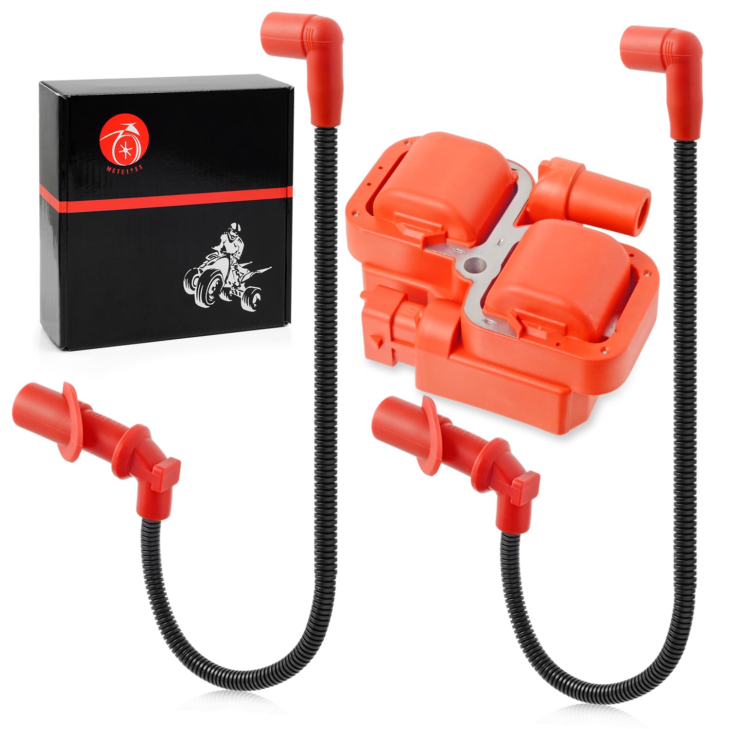 Ignition Coil & Spark Plug Cap W/Wire For Polaris Sportsman Ranger 700 800 2005-2016 Rzr 4 S 800 2008-2010 4010425