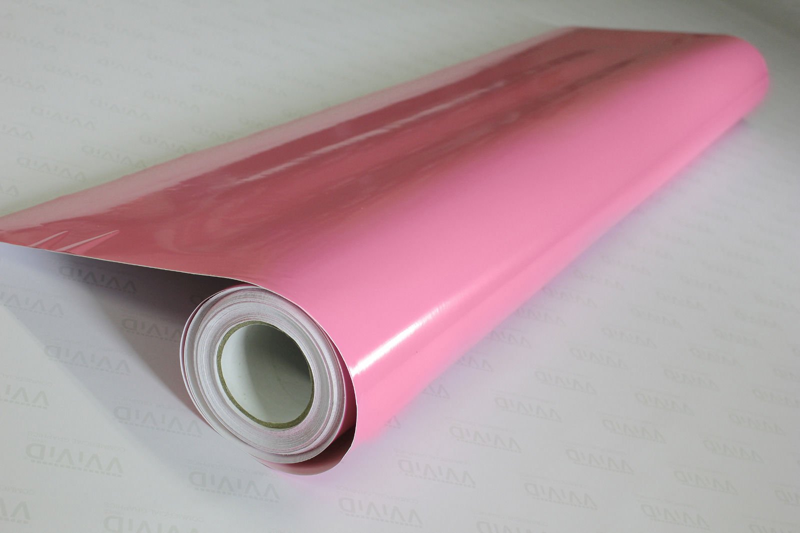 Pink Gloss Car Wrap Vinyl Roll With Air Release Adhesive 3Mil-Vvivid8 (10Ft X 5Ft)