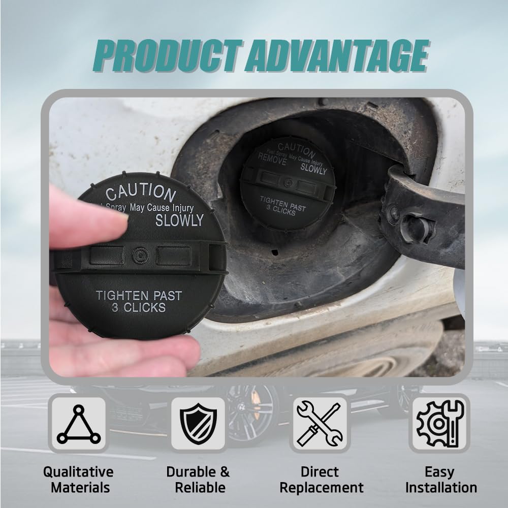 QZTYTY Gas Cap, Car Fuel Tank Cap, Original Fuel Cap Replacement Part, 10838 Fuel Tank Cover Fit for Nissan Frontier 2001-2011 S