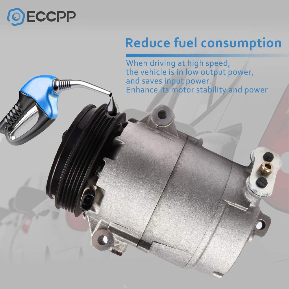 Eccpp Air Conditioning Compressor 2008-2012 Fit For Chevrolet Malibu 2.4L 2007-2010 For Pontiac G6 2.4L Ac Compressor With Clutc